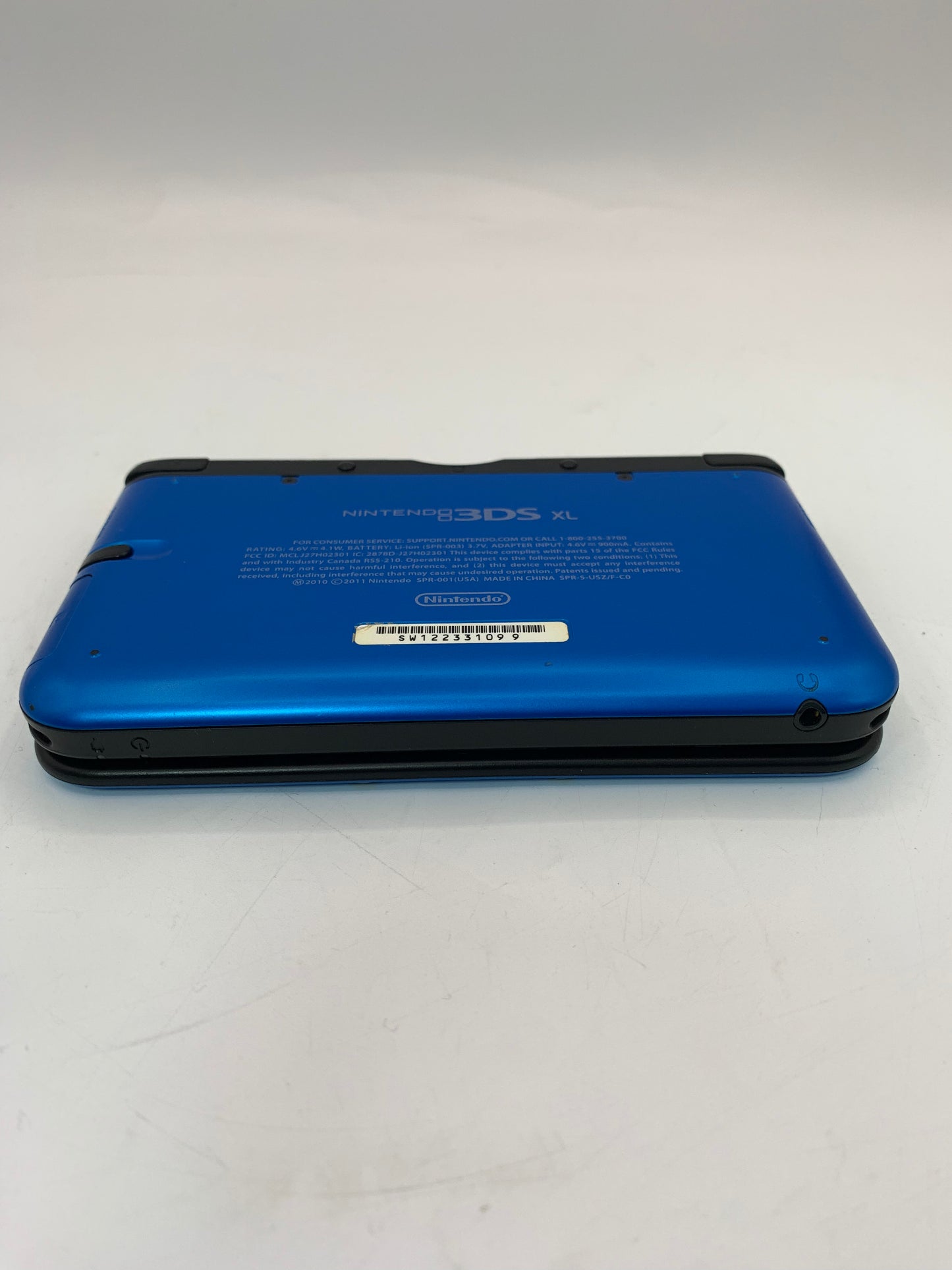 Nintendo 3DS XL SPR-001 USA Handheld Console Blue Black w/ Charger Tested
