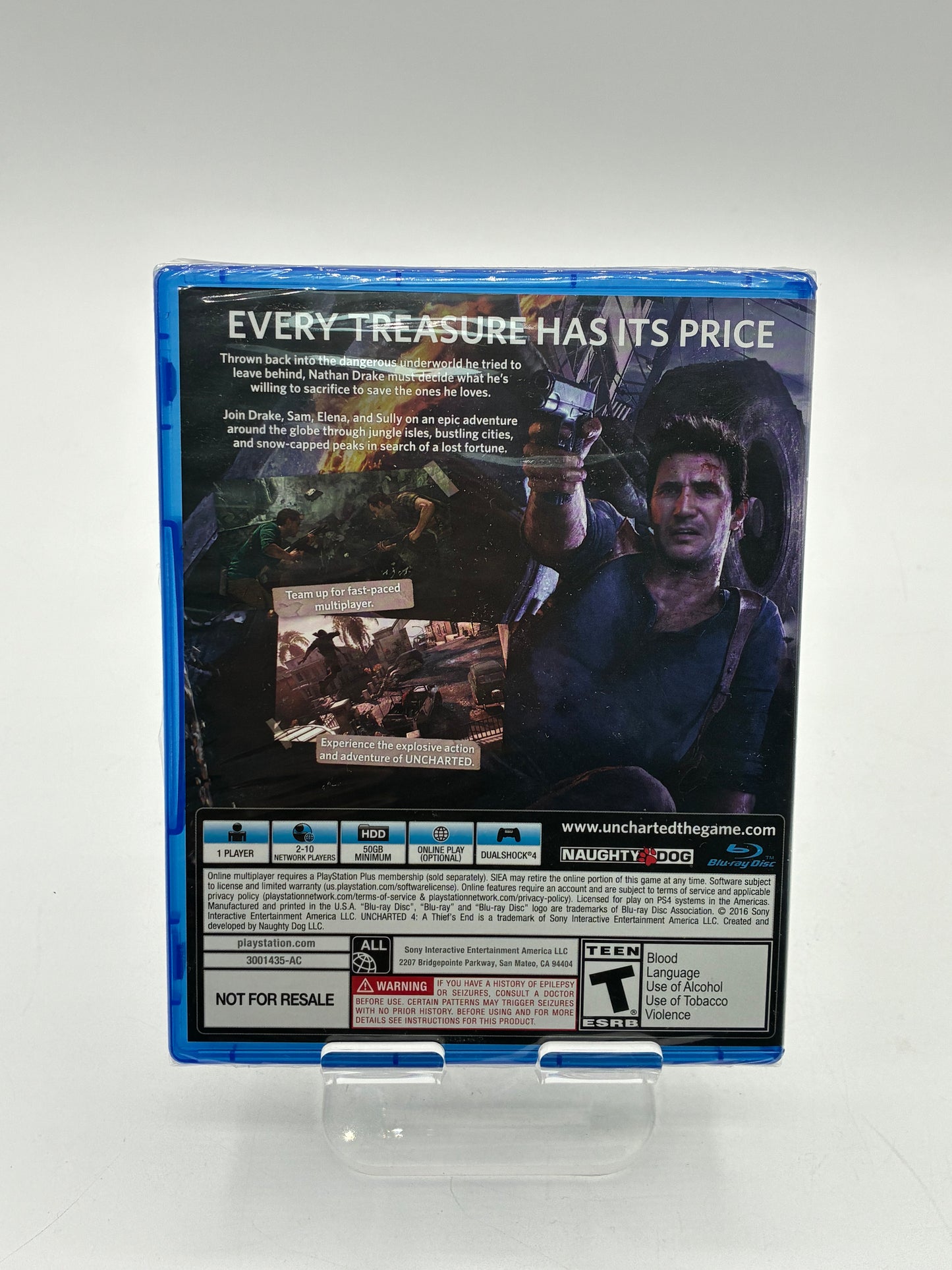 Playstation 4 Uncharted 4 A Thief's End Game - New In Box