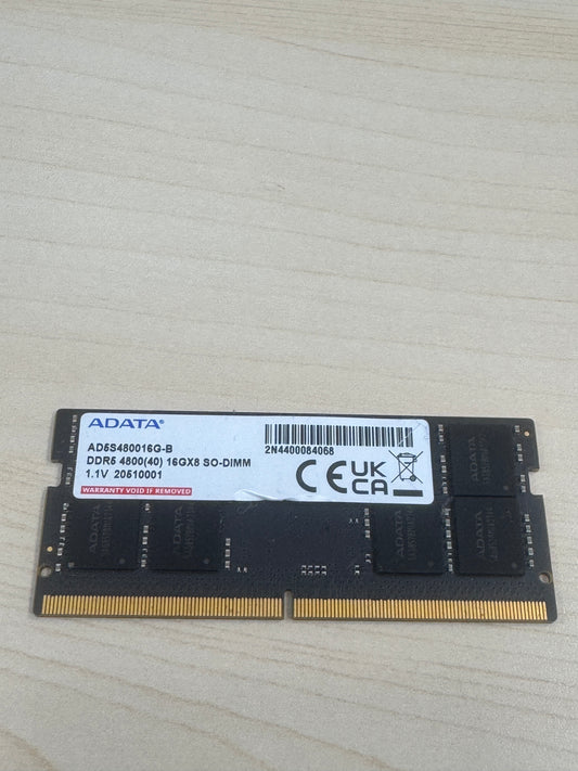 ADATA 16GB DDR5 4800MHz SODIMM Laptop Memory RAM - AD5S480016 Free Shipping