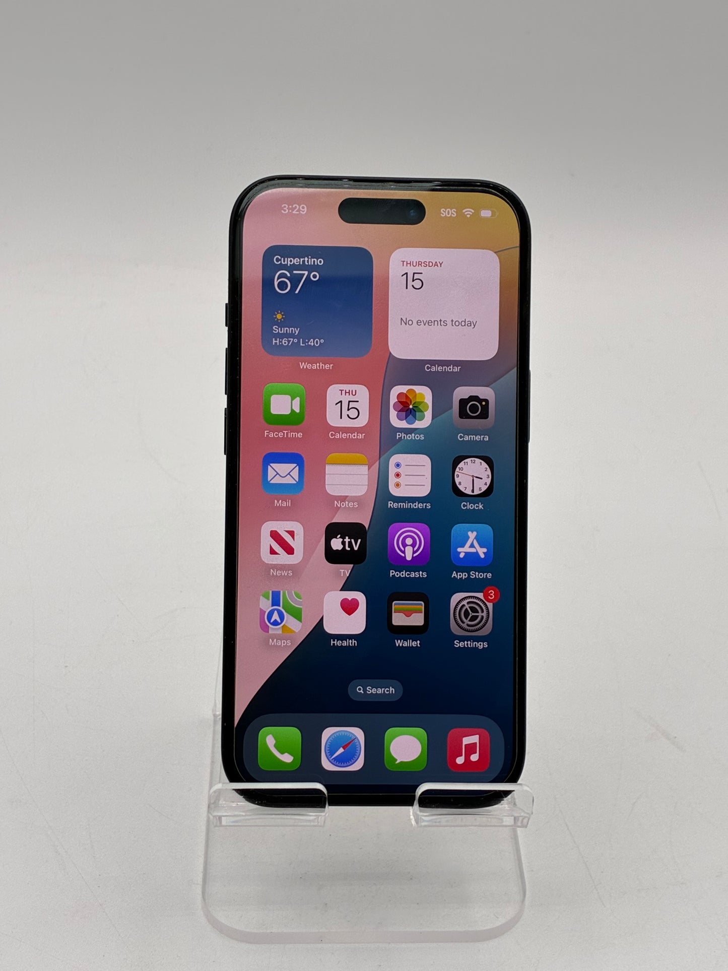 AT&T Apple iPhone 15 6.1 inch 128GB Black