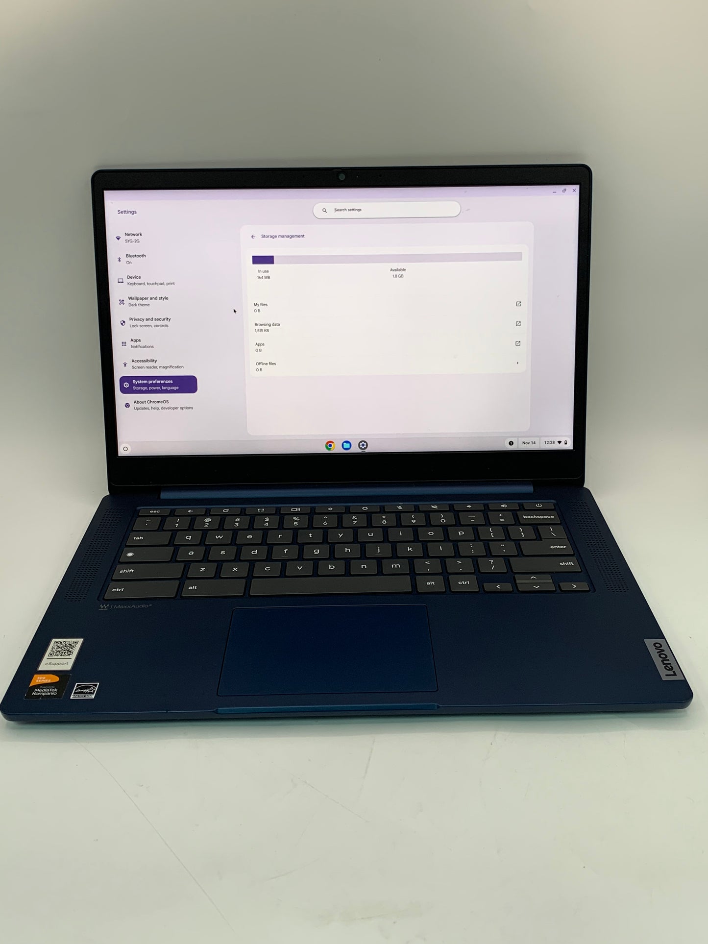 Lenovo IP Slim 3 Chrome 14M868 14" 2024 MediaTek 1.6GHz 64GB SSD 4GB Free Shipping