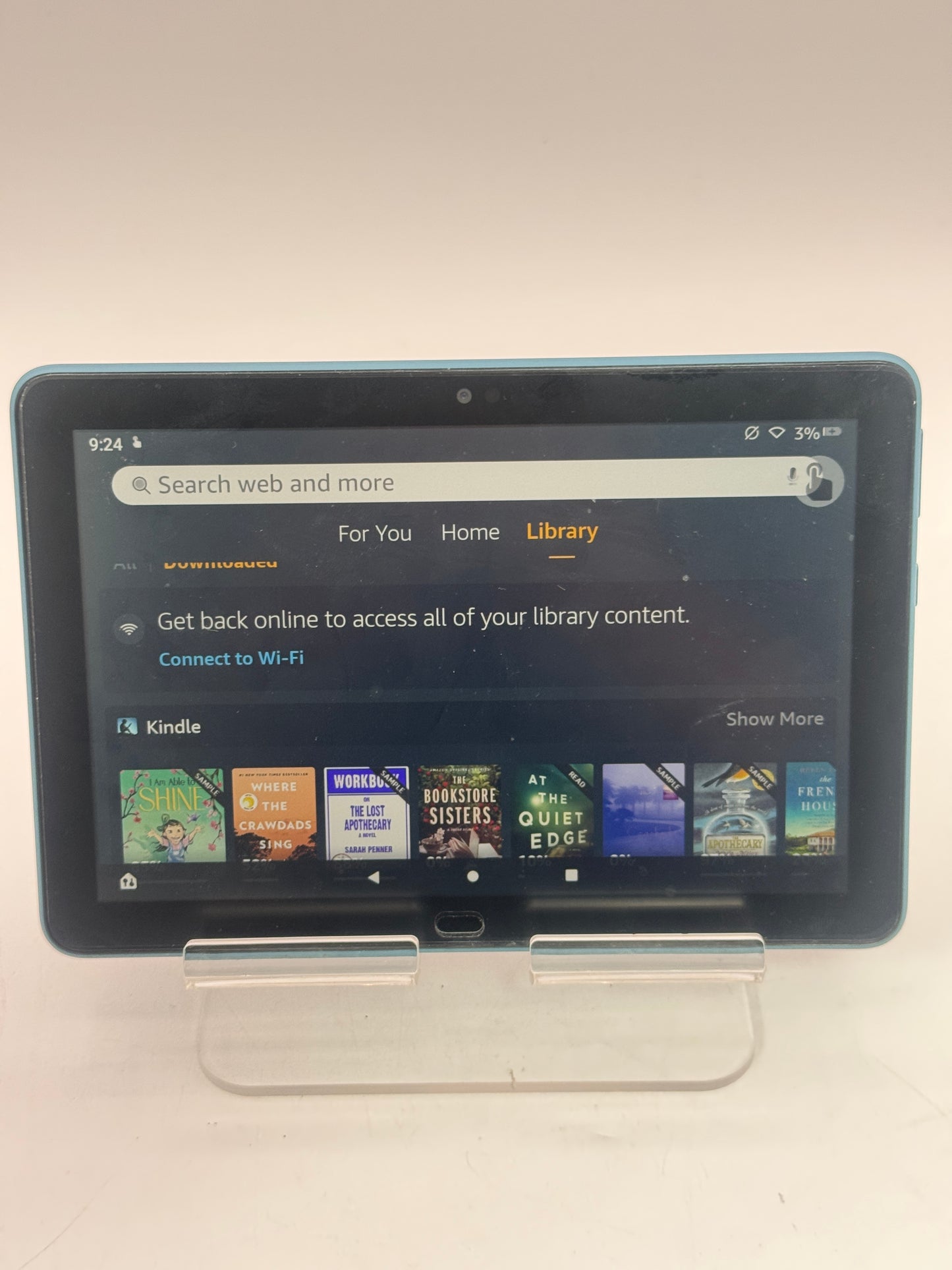 Amazon Fire HD 8 10th Gen. 32GB Tablet Wi-Fi 8" - Black Model (K72LL4) Free Shipping