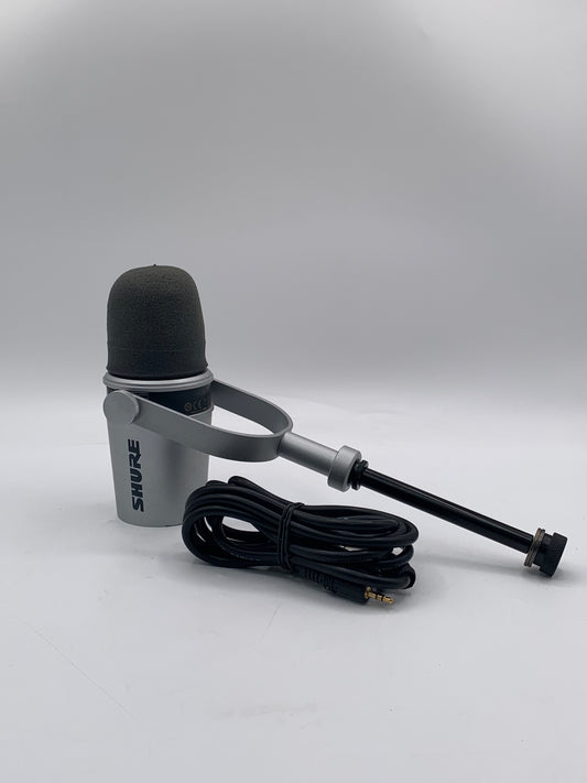Shure MV7 USB XLR Podcasting Dynamic Microphone - Silver/Grey Free Shipping