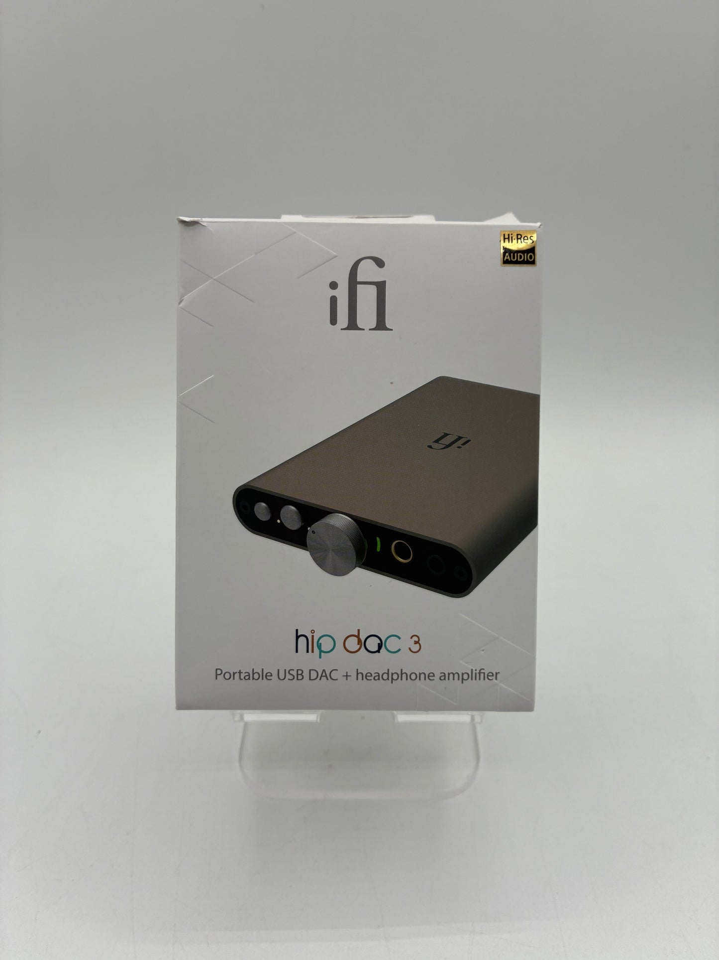 iFi hip-dac 3 Portable USB DAC Headphone Amplifier (Black Stealth) - New Open Box