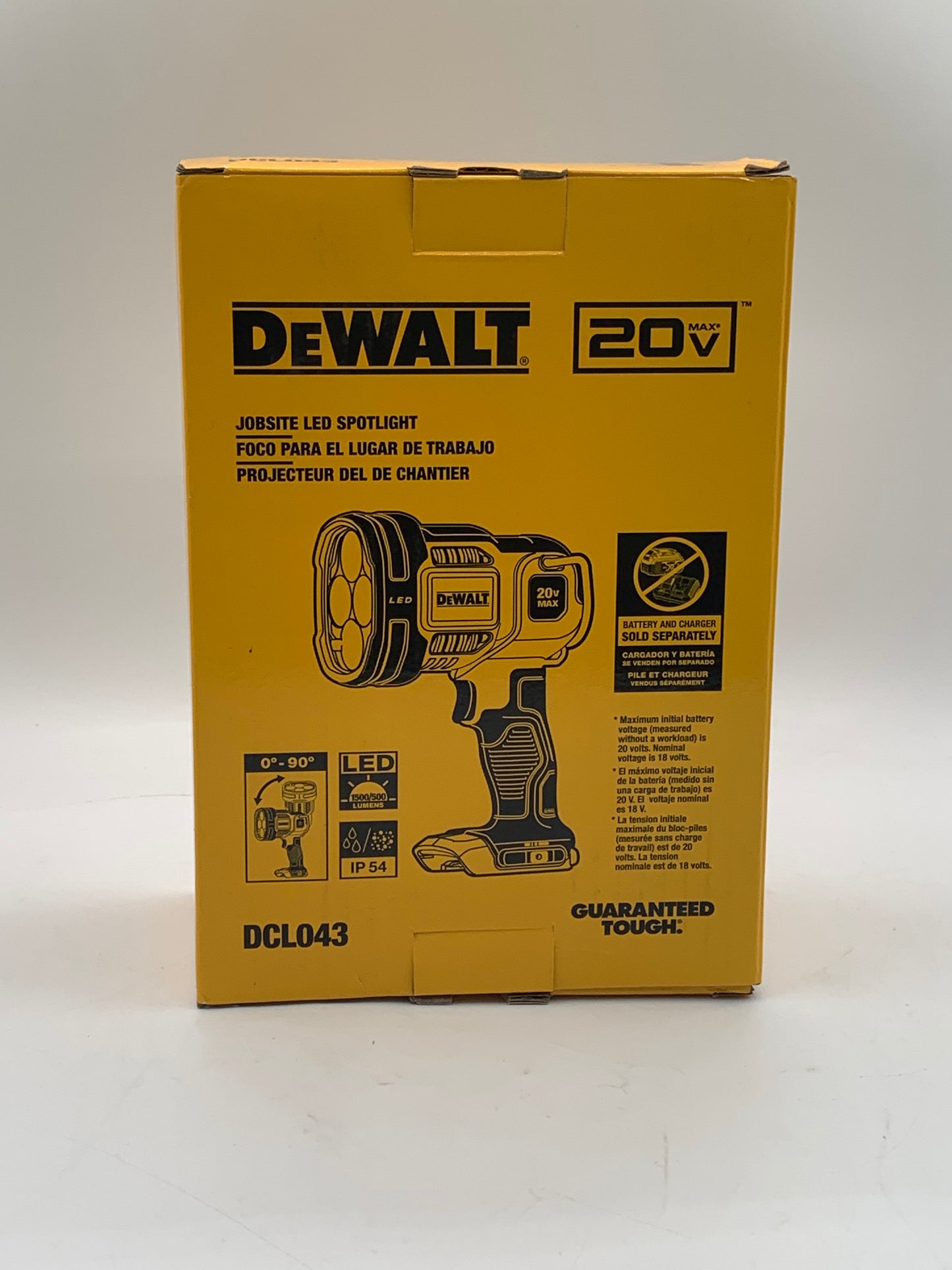 DeWalt DCL043 Cordless LED Work Light Multi-Colored