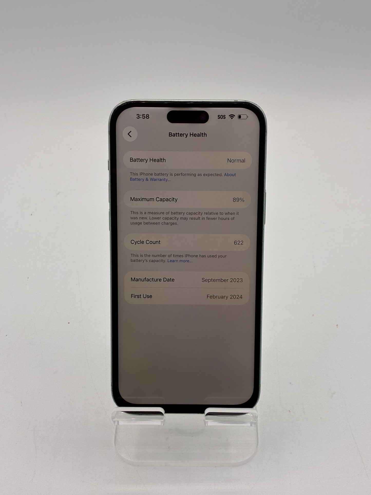 Unlocked Apple iPhone 15 Plus 6.7 inch 128GB Cracked Back