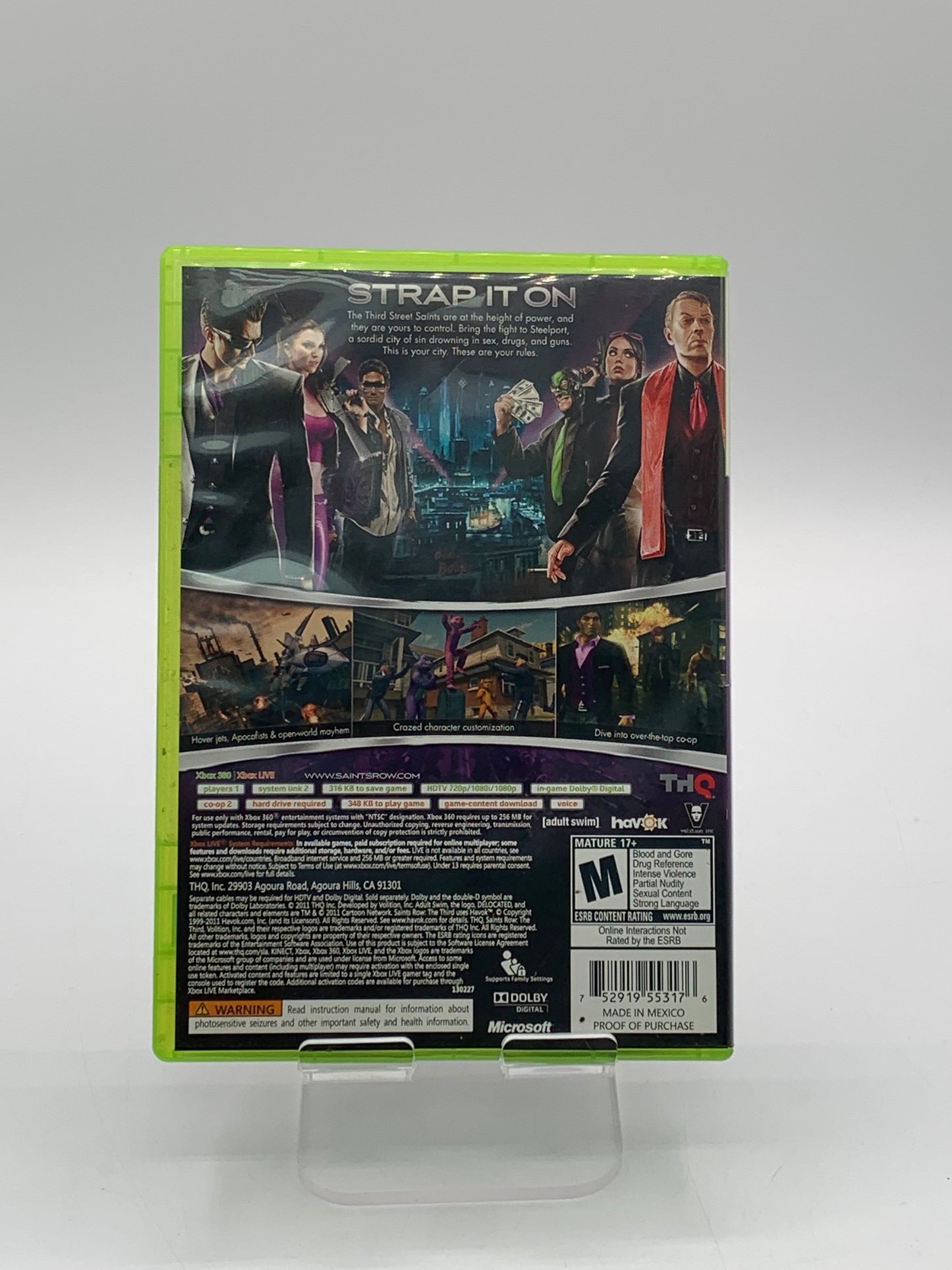 Xbox 360 Saints Row: The Third Video Game - Free Shipping!