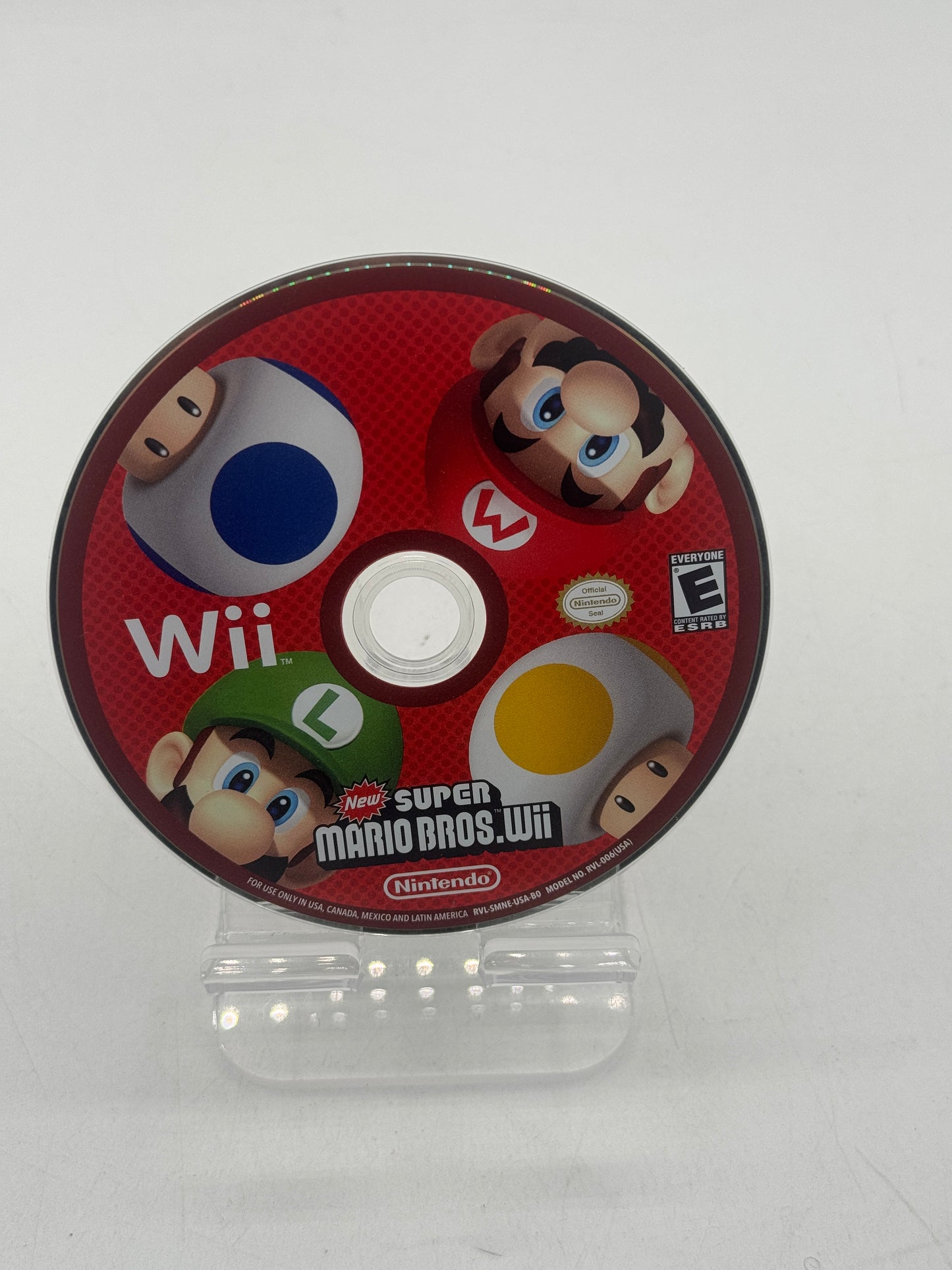 New Super Mario Bros. Wii - Nintendo Wii - TESTED AND WORKING