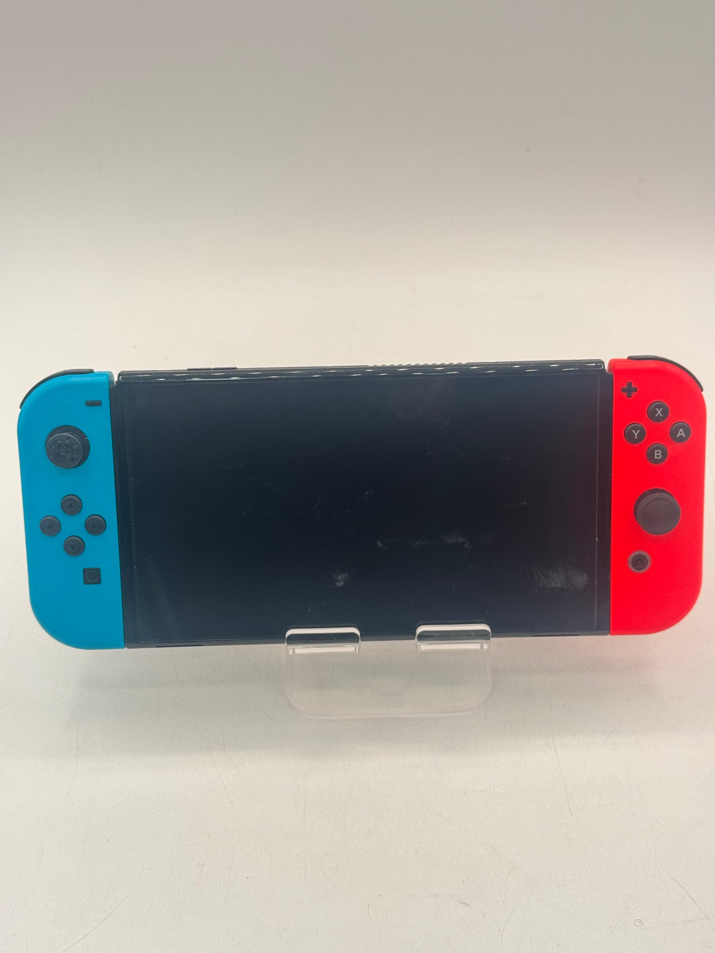 Nintendo Switch OLED Video Game Console HEG-001 Red/Blue Joycons READ!!!