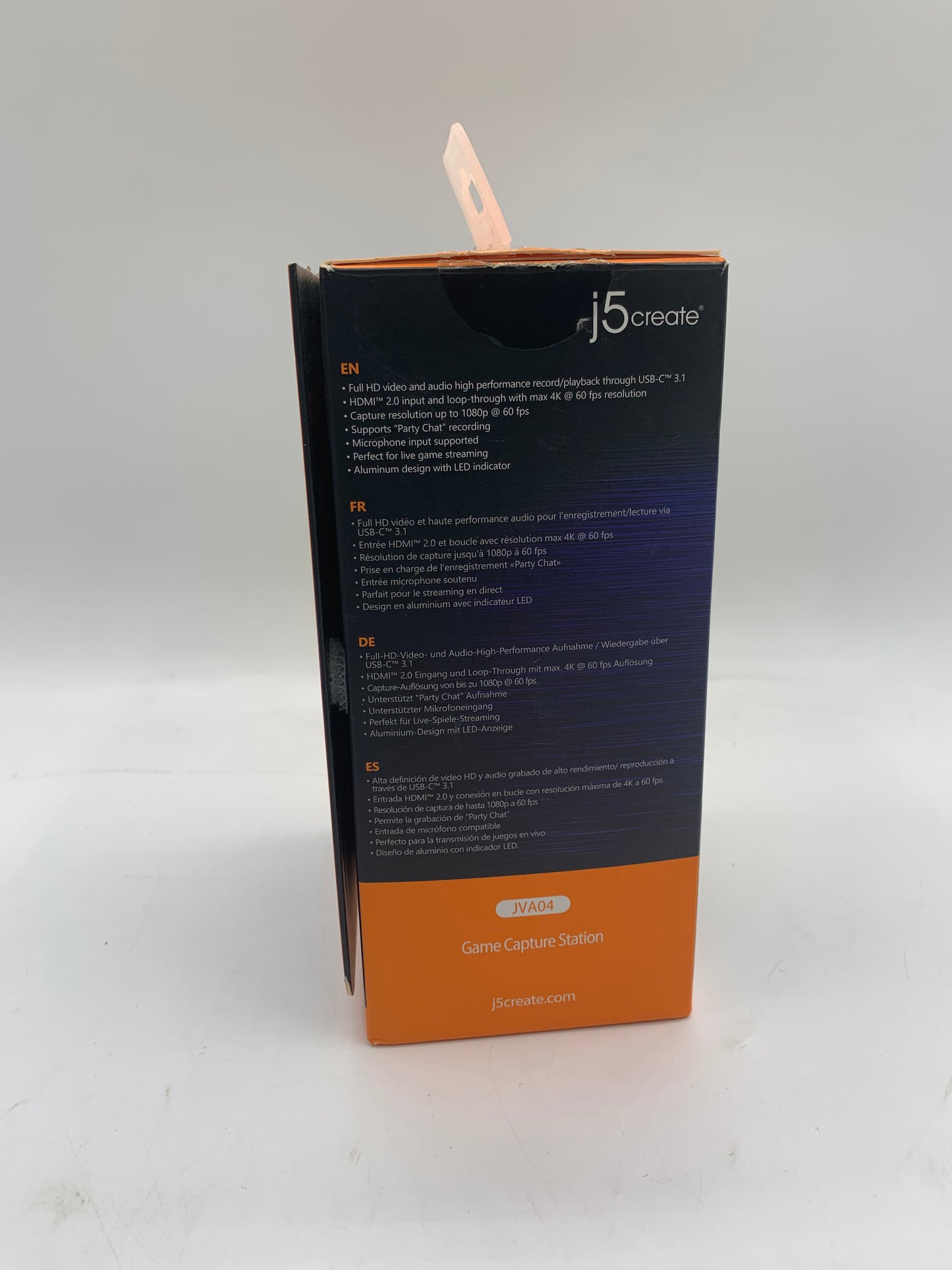 j5create 4K UHD Video Game Capture Station