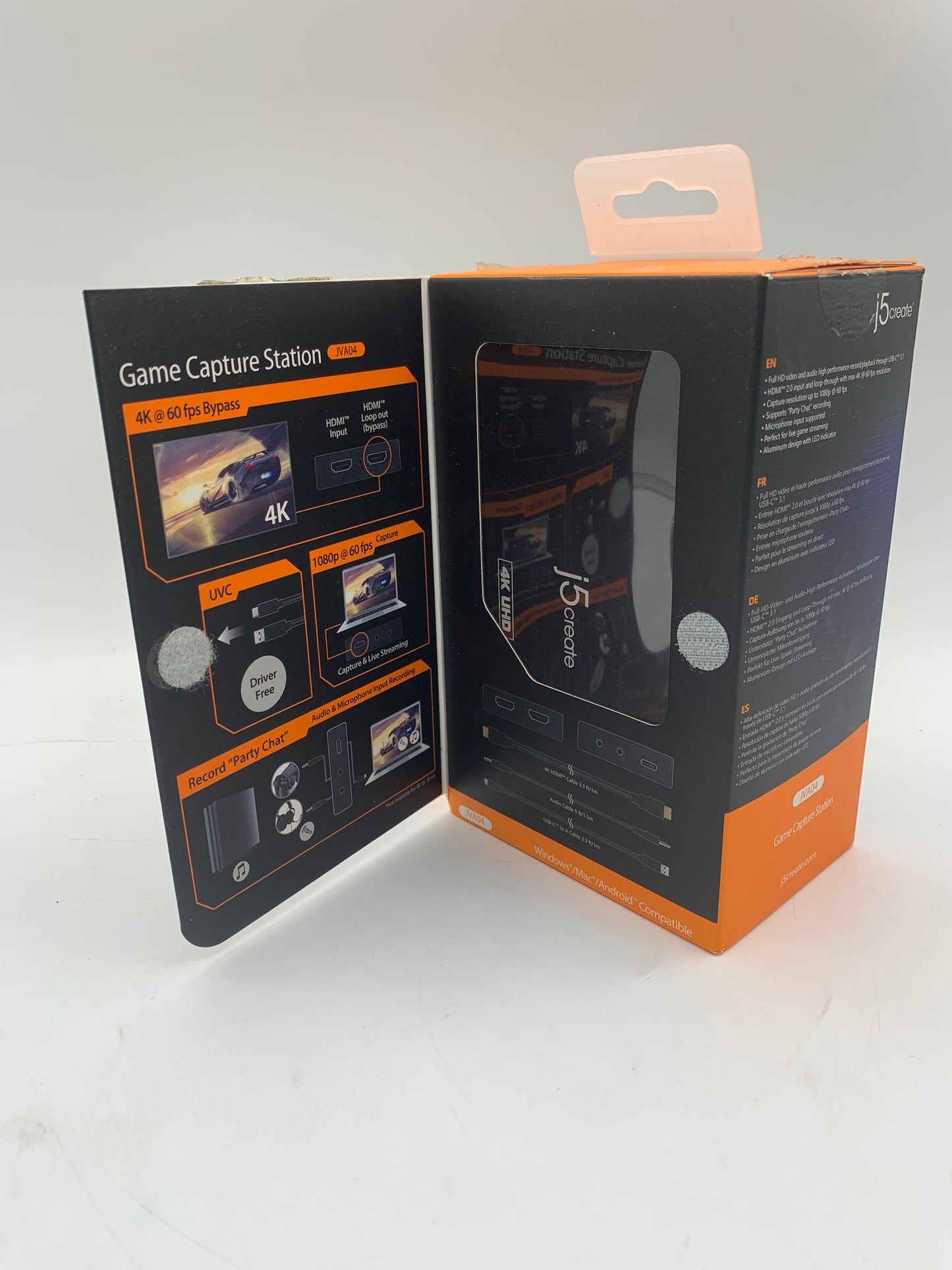 j5create 4K UHD Video Game Capture Station