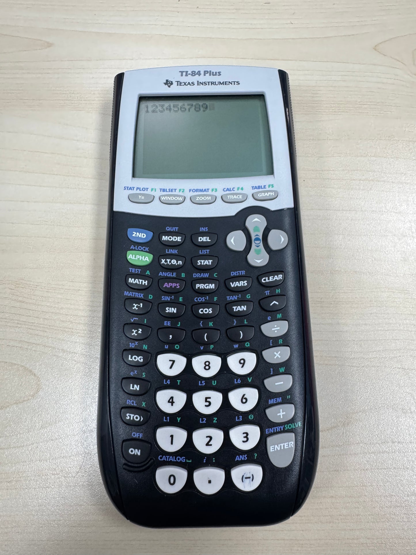 Texas Instruments TI-84 Plus Calculator W/Batteries Tested Free Shipping