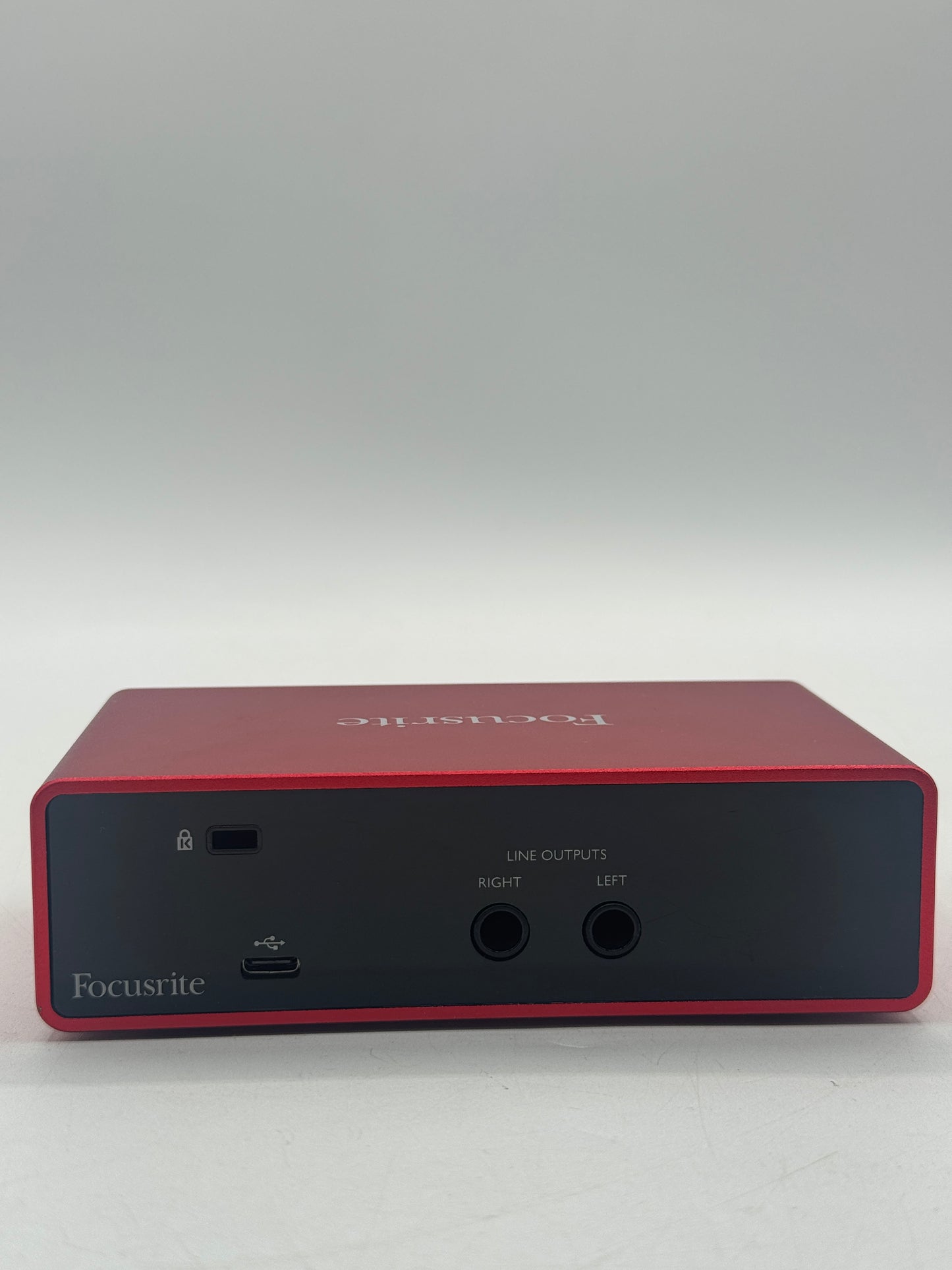 Focusrite Scarlett Solo 3rd Gen Pro Audio Interface Red Tested Free Shipping