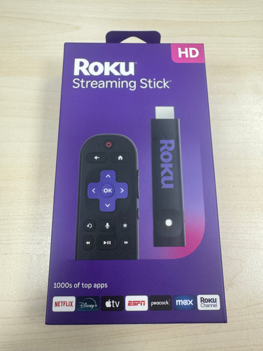 Roku Streaming Stick HD Media Player with Voice Remote 2025 Model Free Shipping