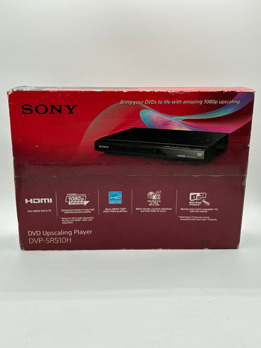 Sony DVP-SR510H DVPSR510H Upscaling HDMI 1080p DVD Player w/ Remote Control