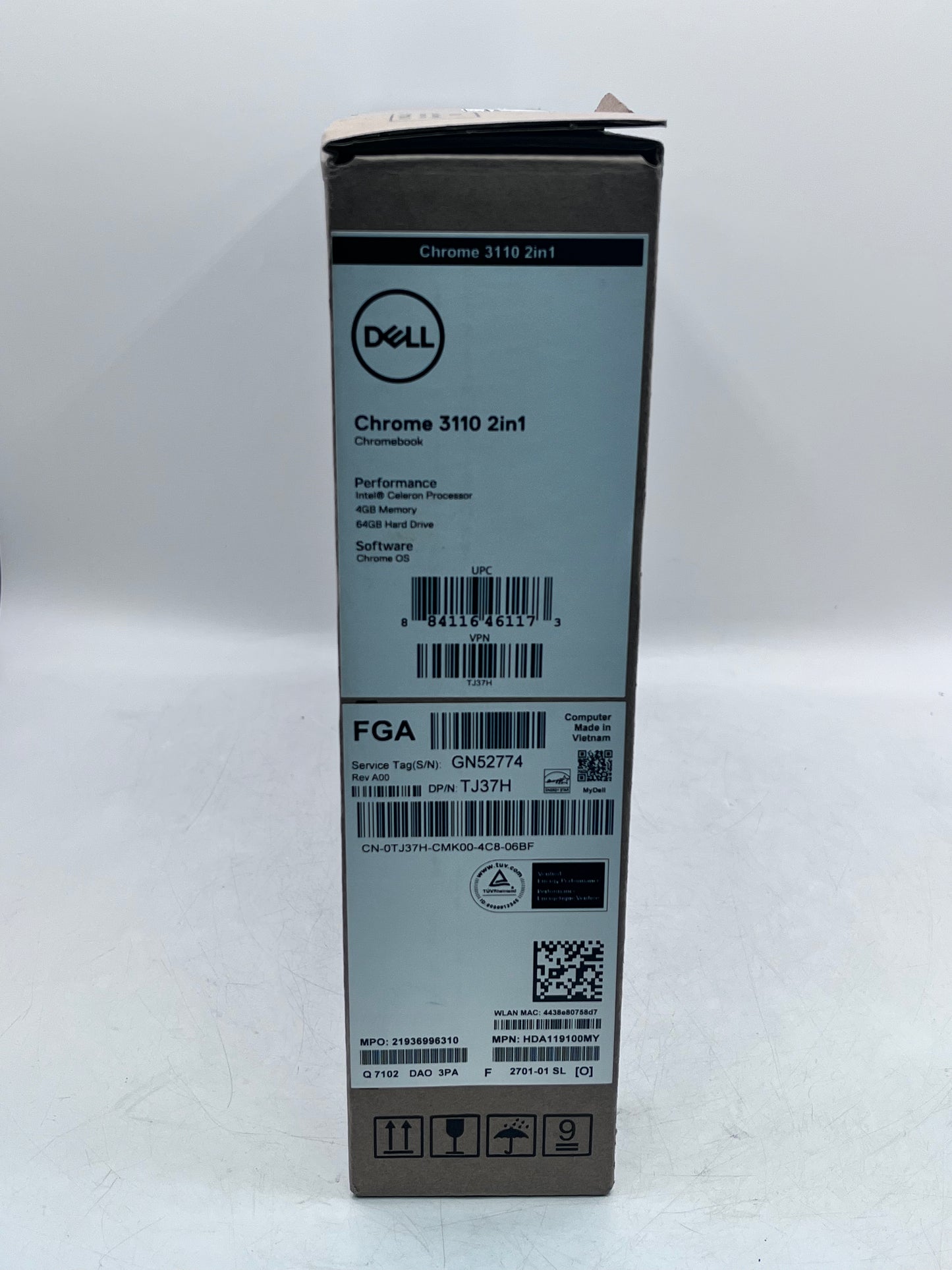 Dell Chromebook  Intel Celeron 3110 2in1 64GB - New In Box - Black