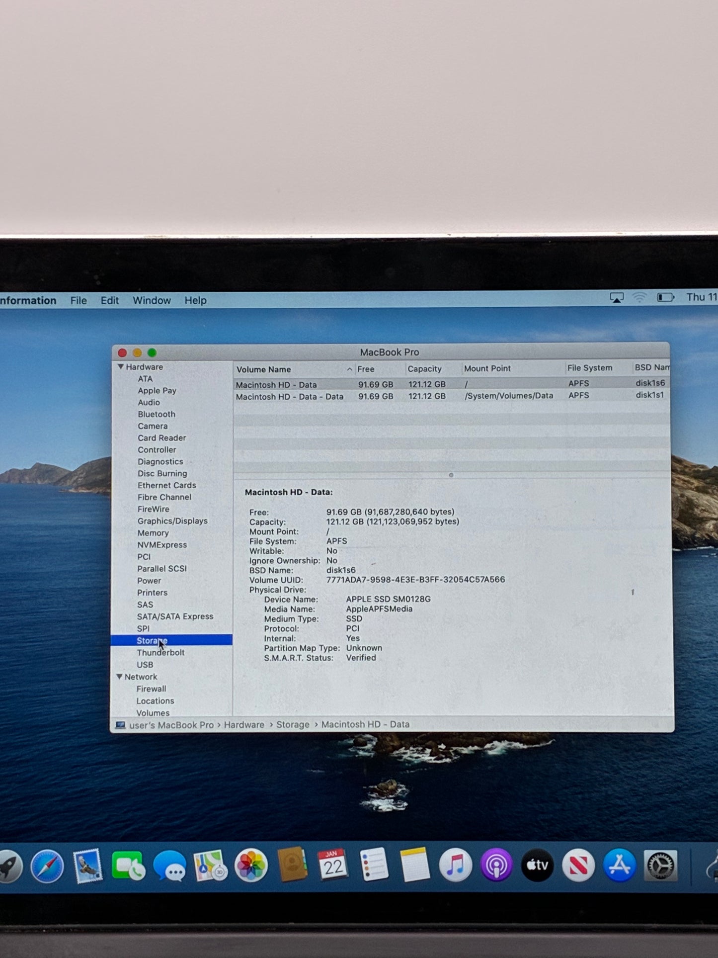Apple MacBook Pro 13" A1502 2015 8GB DDR3 128GB SSD