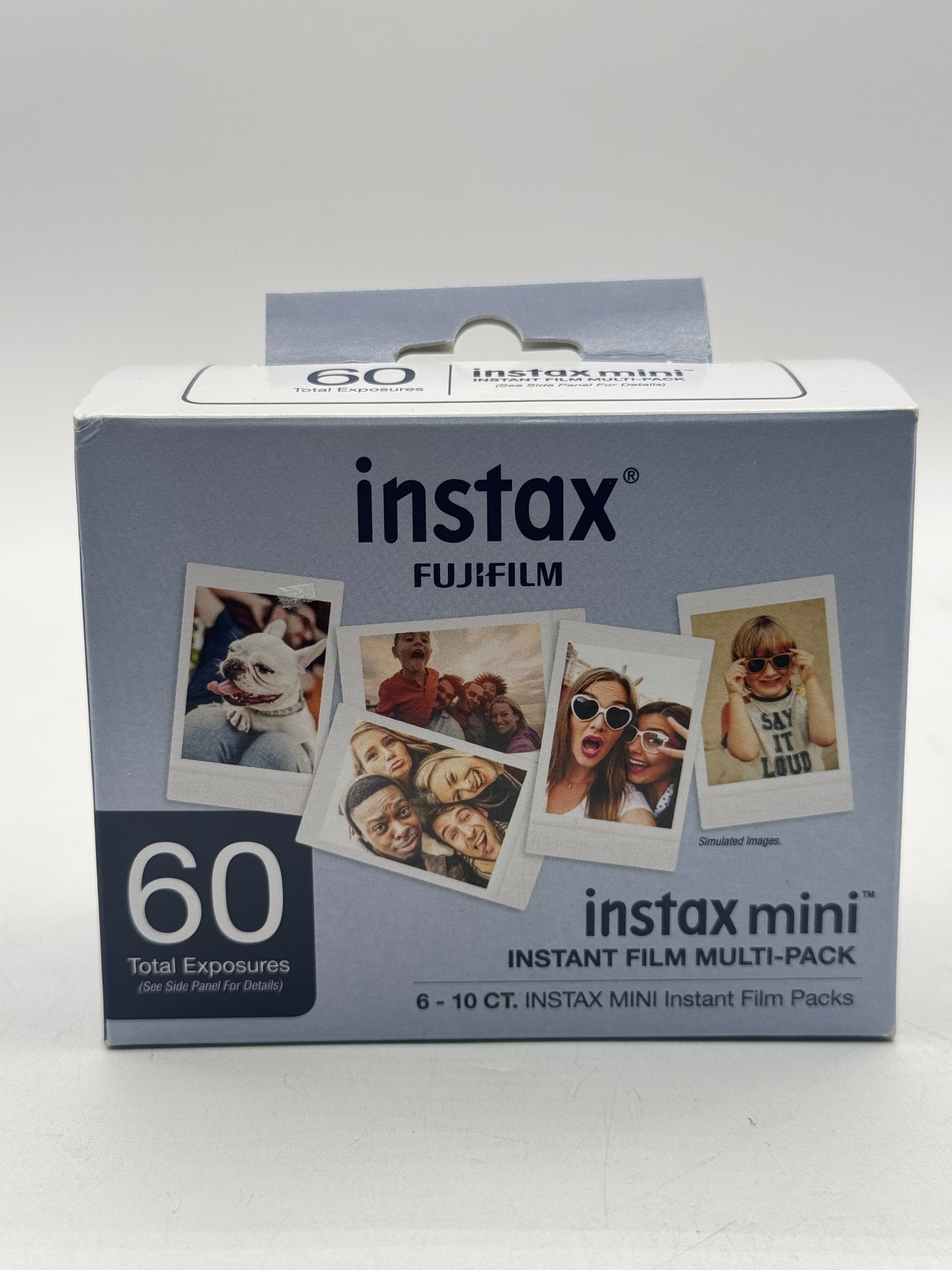 Fujifilm Instax Mini 60 Exposures Instant Film Multi Pack - White EXP 12-2027