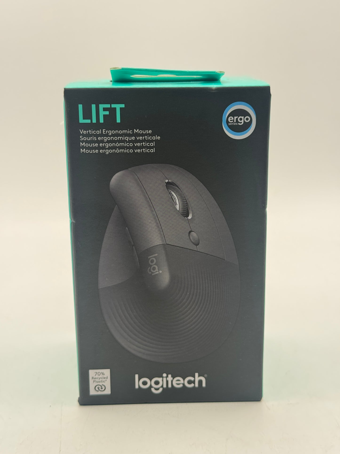 NEW Logitech Lift Vertical Wireless Ergonomic Mouse 910-006466 Black Free Shipping