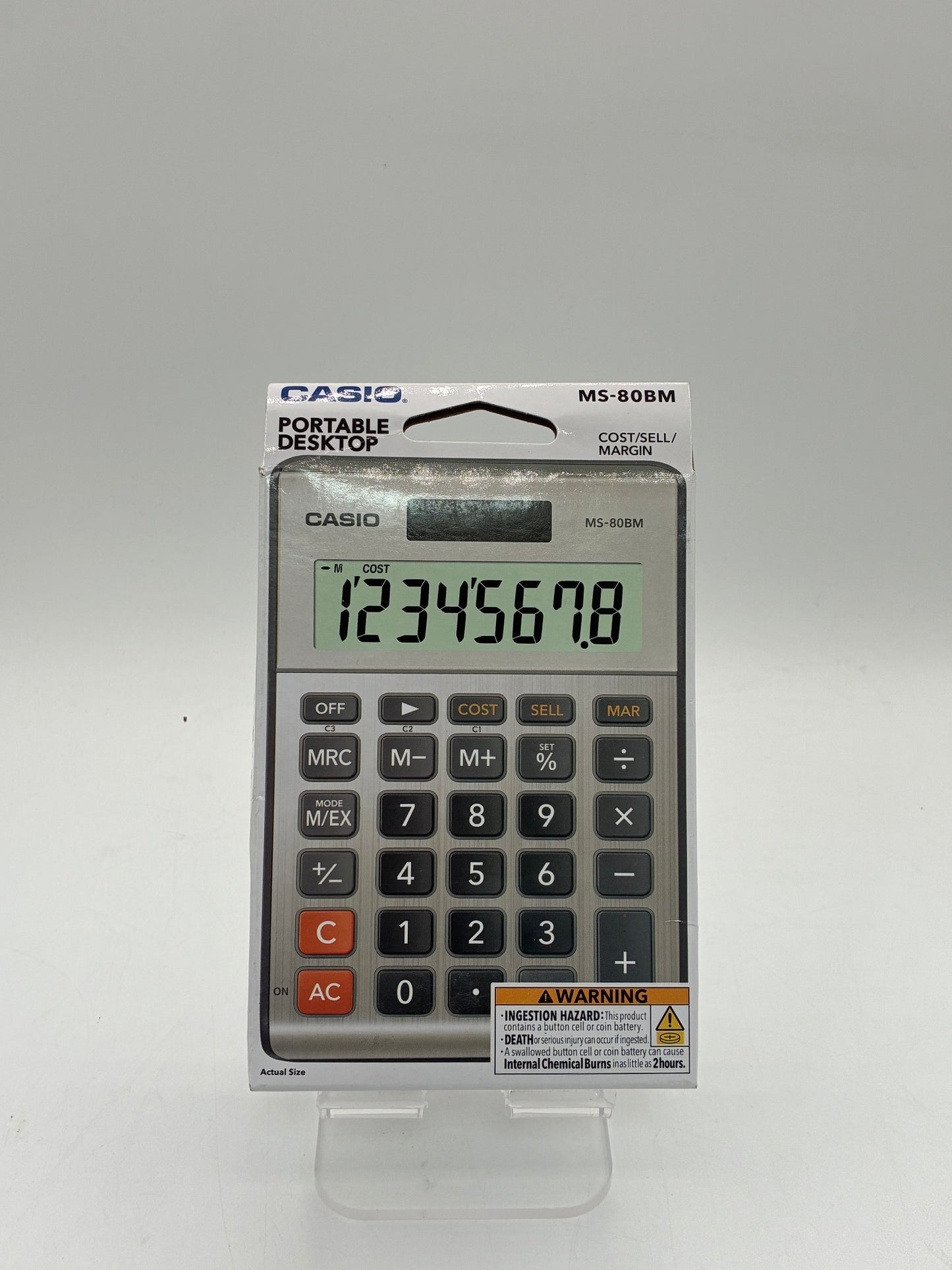 Casio MS-80BM Black Calculator - New In Box