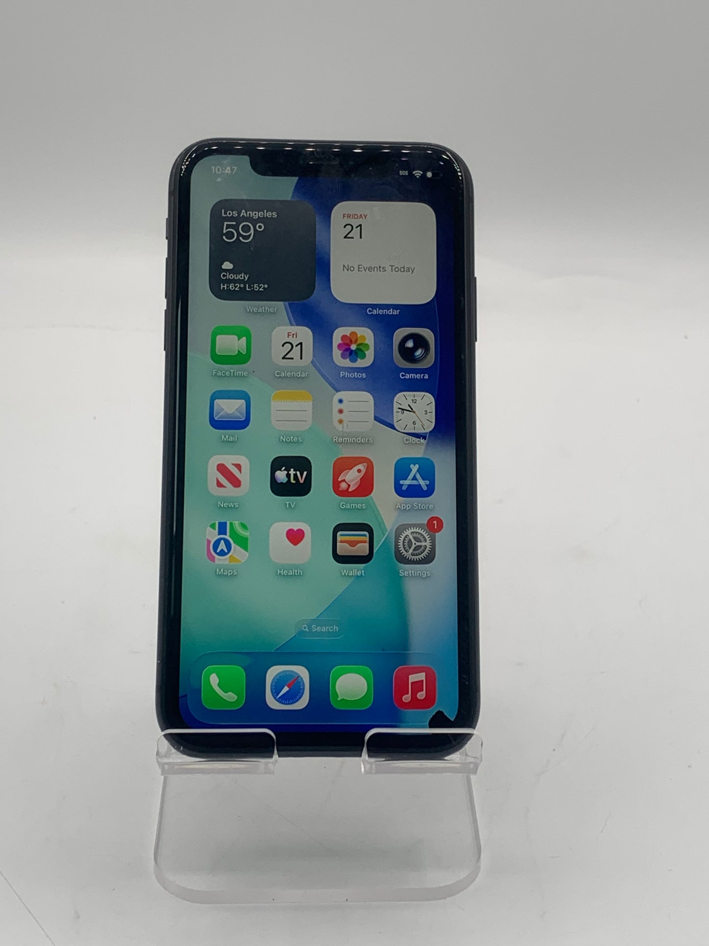 Unlocked Apple iPhone 11 6.1" 64GB A2111 MWK02LL/A Black