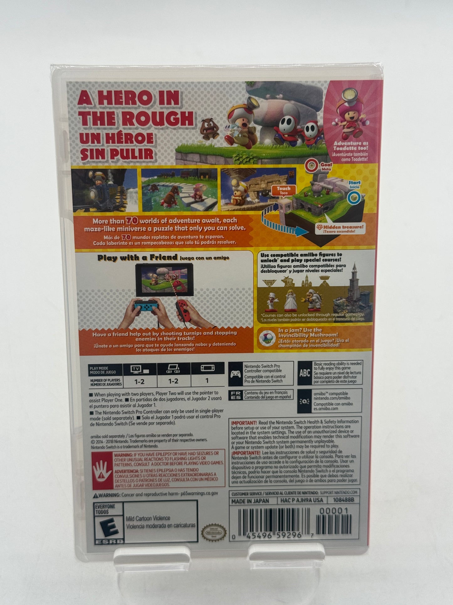 Captain Toad: Treasure Tracker – Nintendo Switch- Brand New & Sealed Free Shipping
