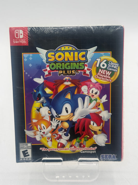 SONIC Origins Plus (Nintendo Switch) NEW!! FACTORY SEALED! Free Shipping