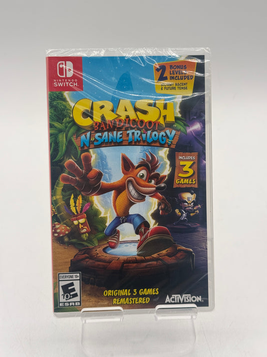 Crash Bandicoot N. Sane Trilogy Nintendo Switch Sealed  Free Shipping