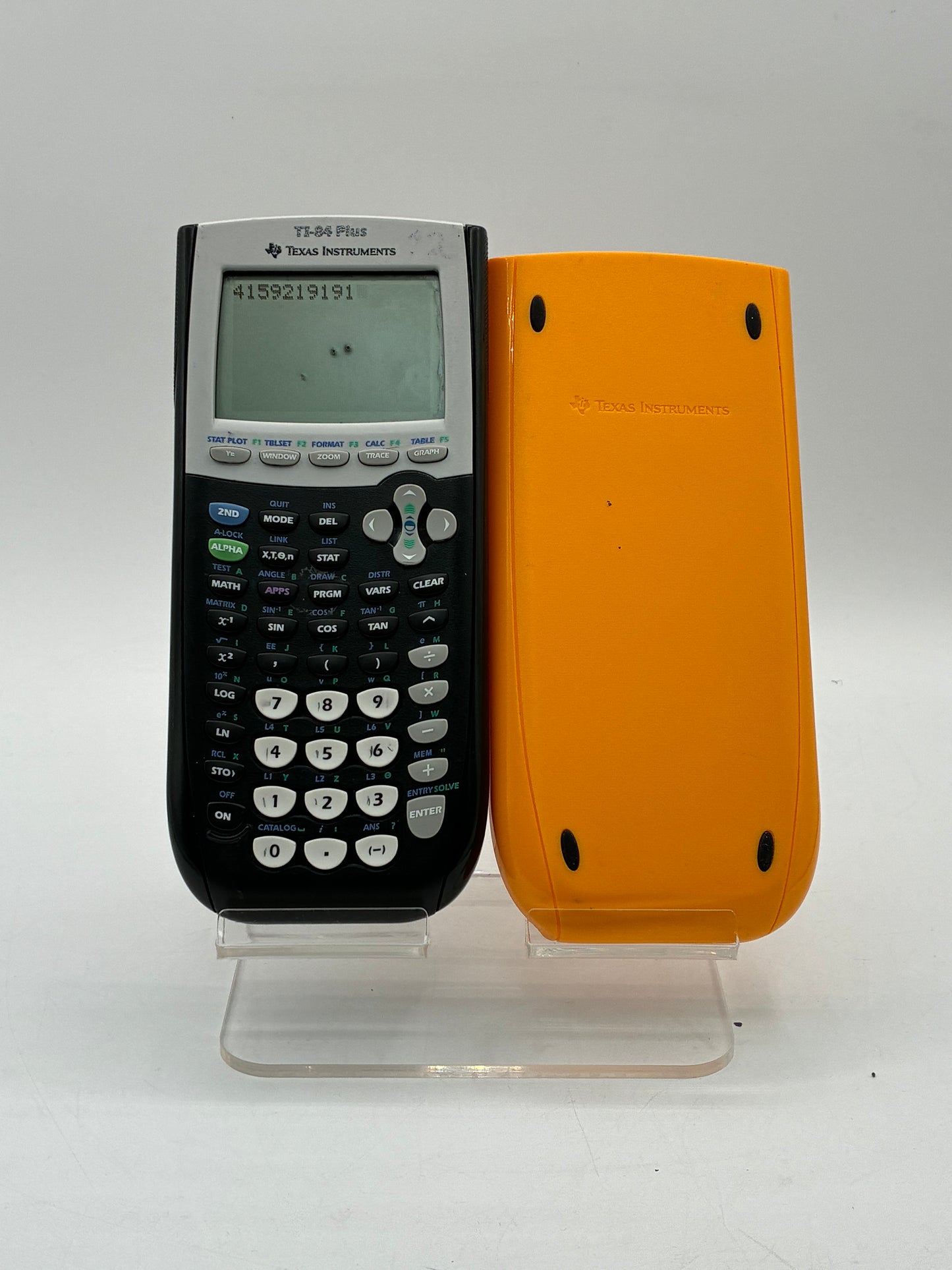 Texas Instruments Ti-84 Plus Multi-Colored Calculator with Yellow Case