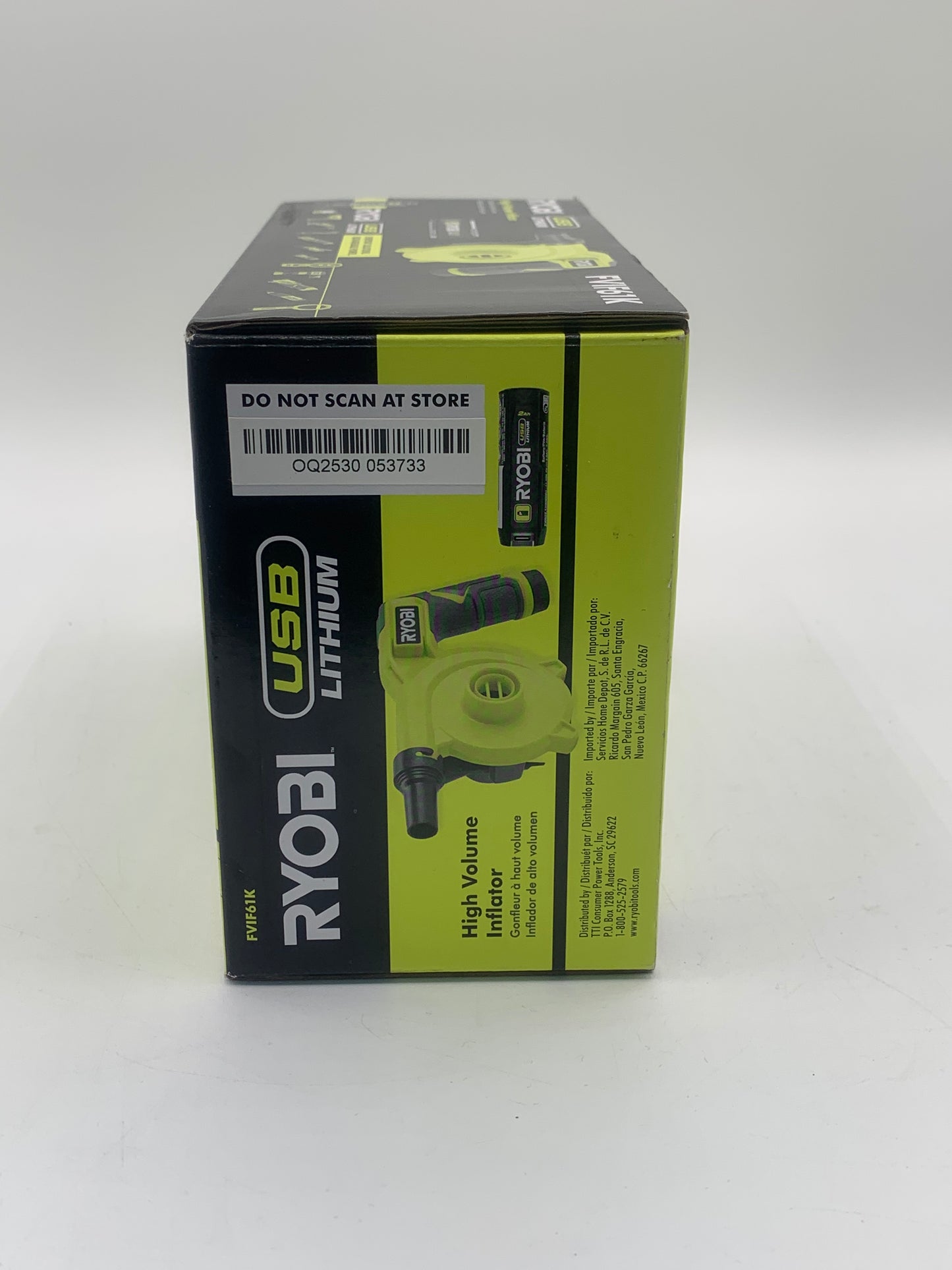 Ryobi High Volume Inflator Green - New In Box - FVIF61K