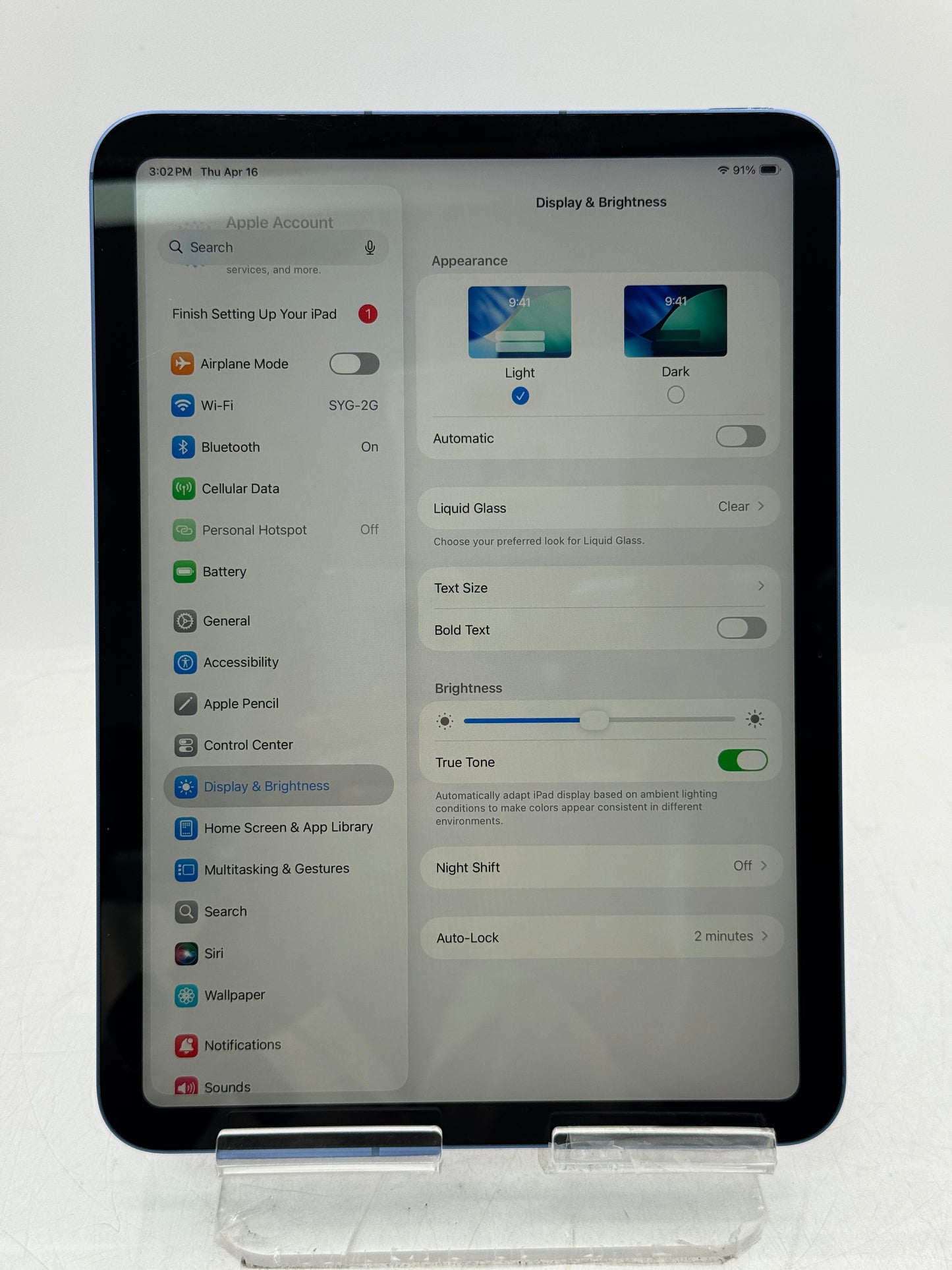 Unlocked Apple iPad (10th Gen) 64GB Blue A2757 MQ6K3LL/A Free Shipping