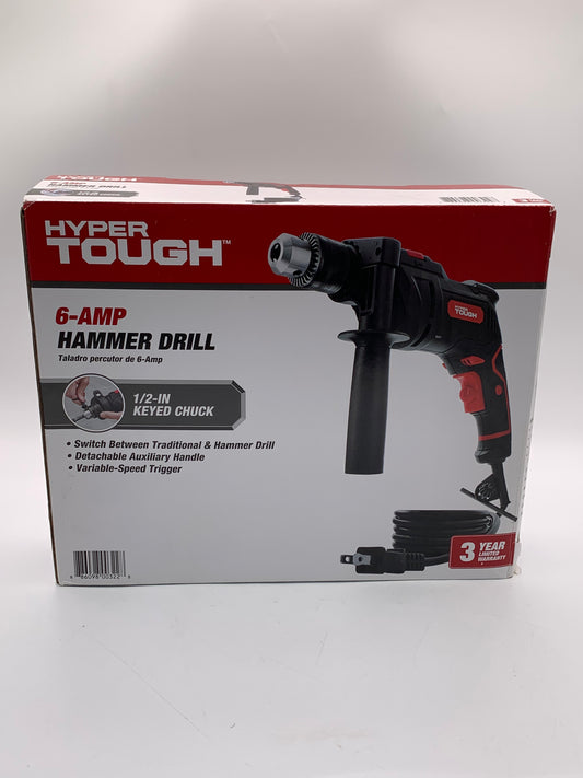 Hyper Tough 6 Amp Hammer Drill - New In Box