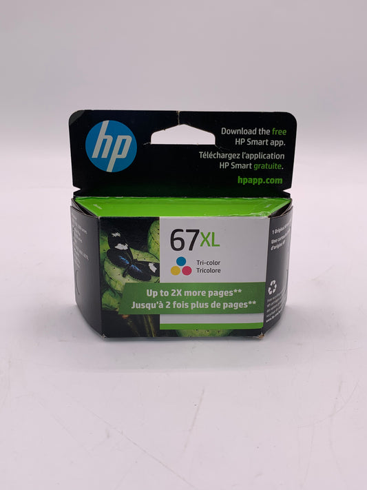 HP 67 XL Tri Color Ink Cartridge - Multi-Colored - New In Box