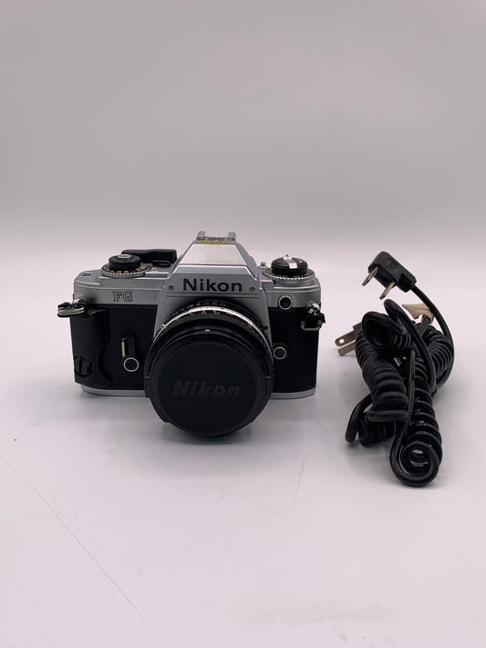 Nikon FG 35mm SLR Film Camera With Nikon Series E 50mm 1 : 1.8 Lens - Tested