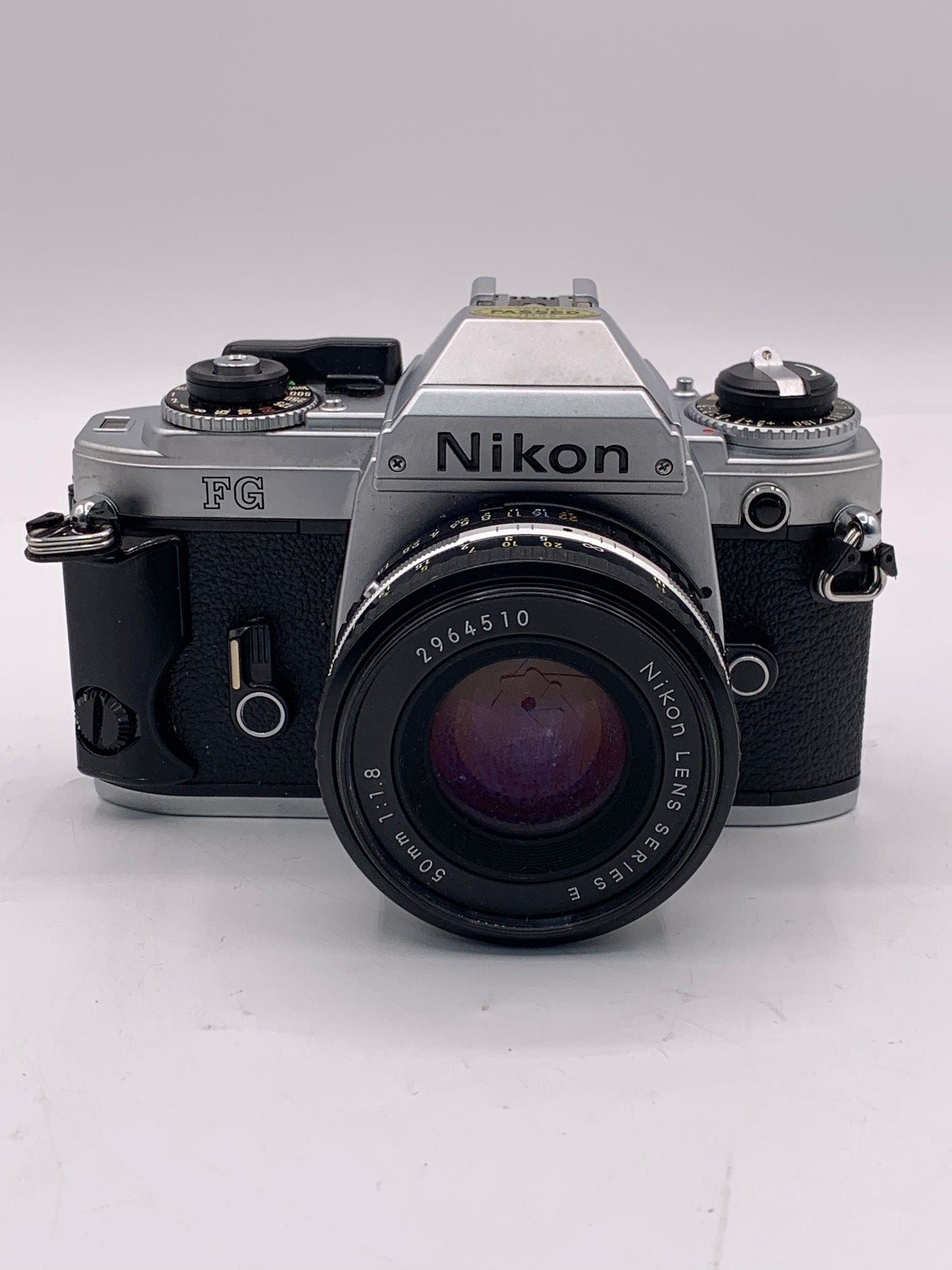 Nikon FG 35mm SLR Film Camera With Nikon Series E 50mm 1 : 1.8 Lens - Tested