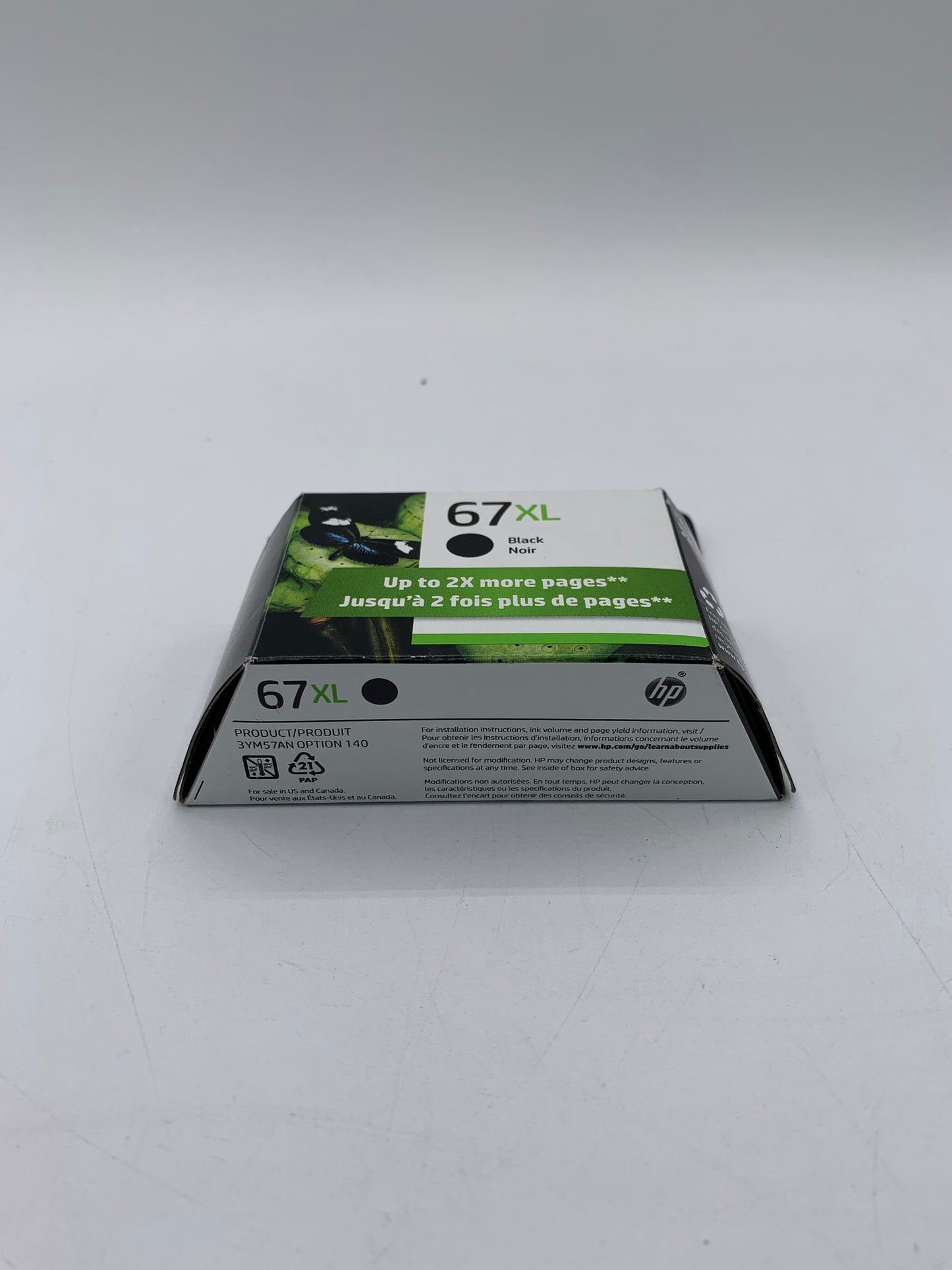 HP 67XL High Yield Black Original Ink Cartridge Exp. 06/2027 Free Shipping