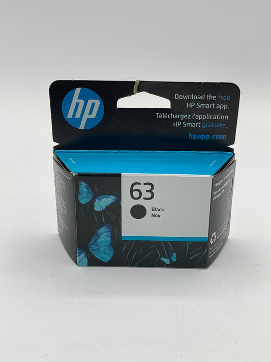 HP 63 Black Ink Cartridge - New In Box