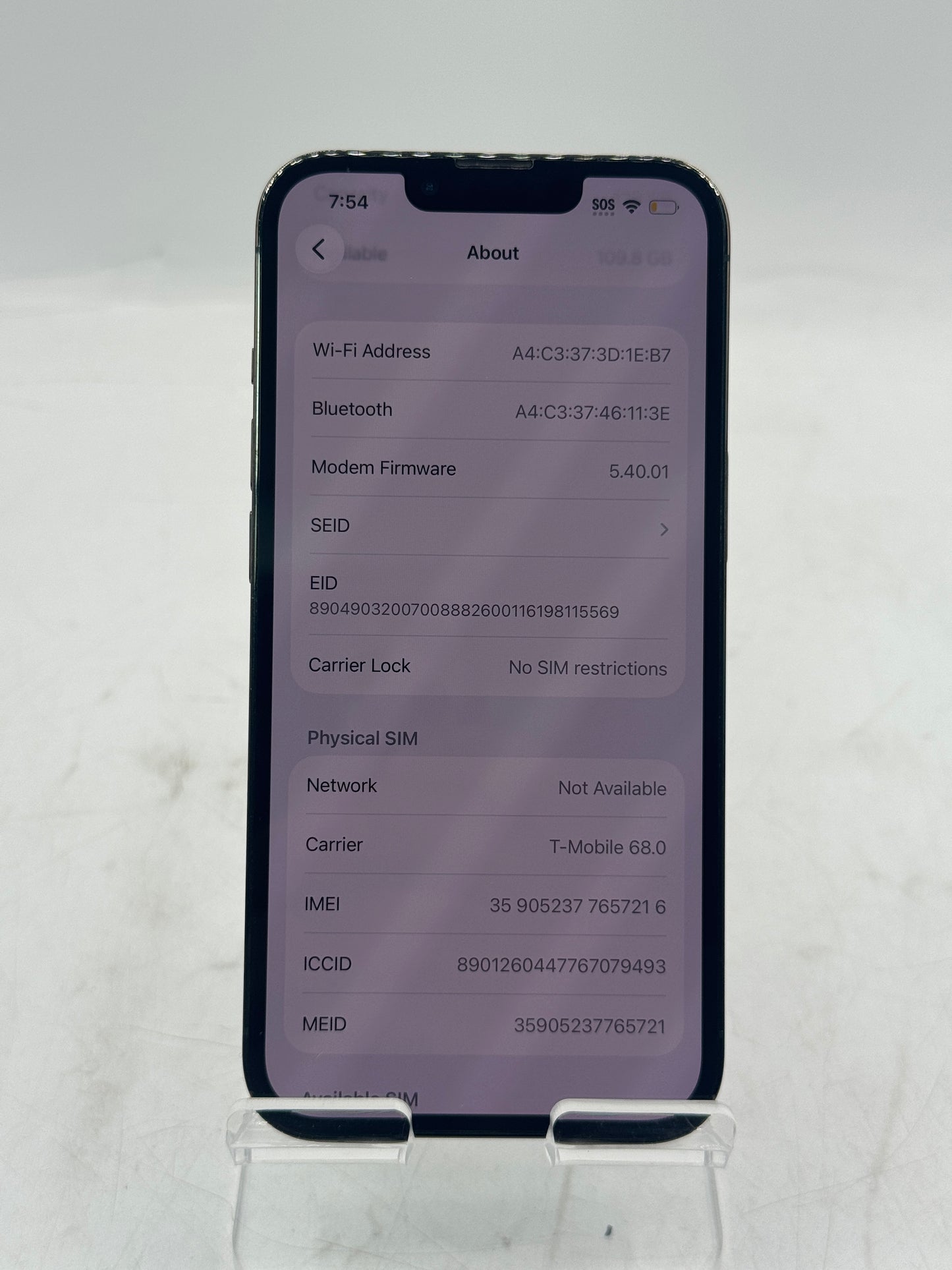Unlocked Apple iPhone 13 Pro 128GB A2438 MNDT3LL/A Alpine Green