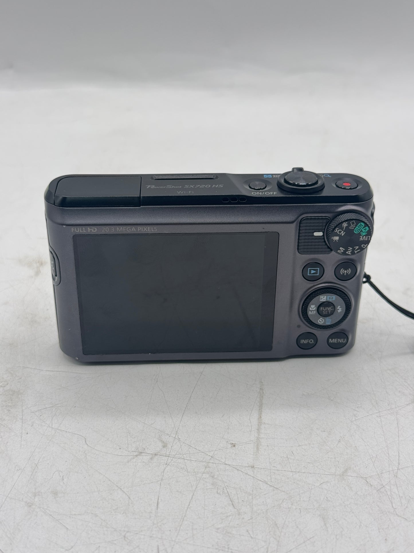Canon SX720 HS Compact Digital Camera 20.3MP 40x Optical Zoom Wi-Fi Black Tested