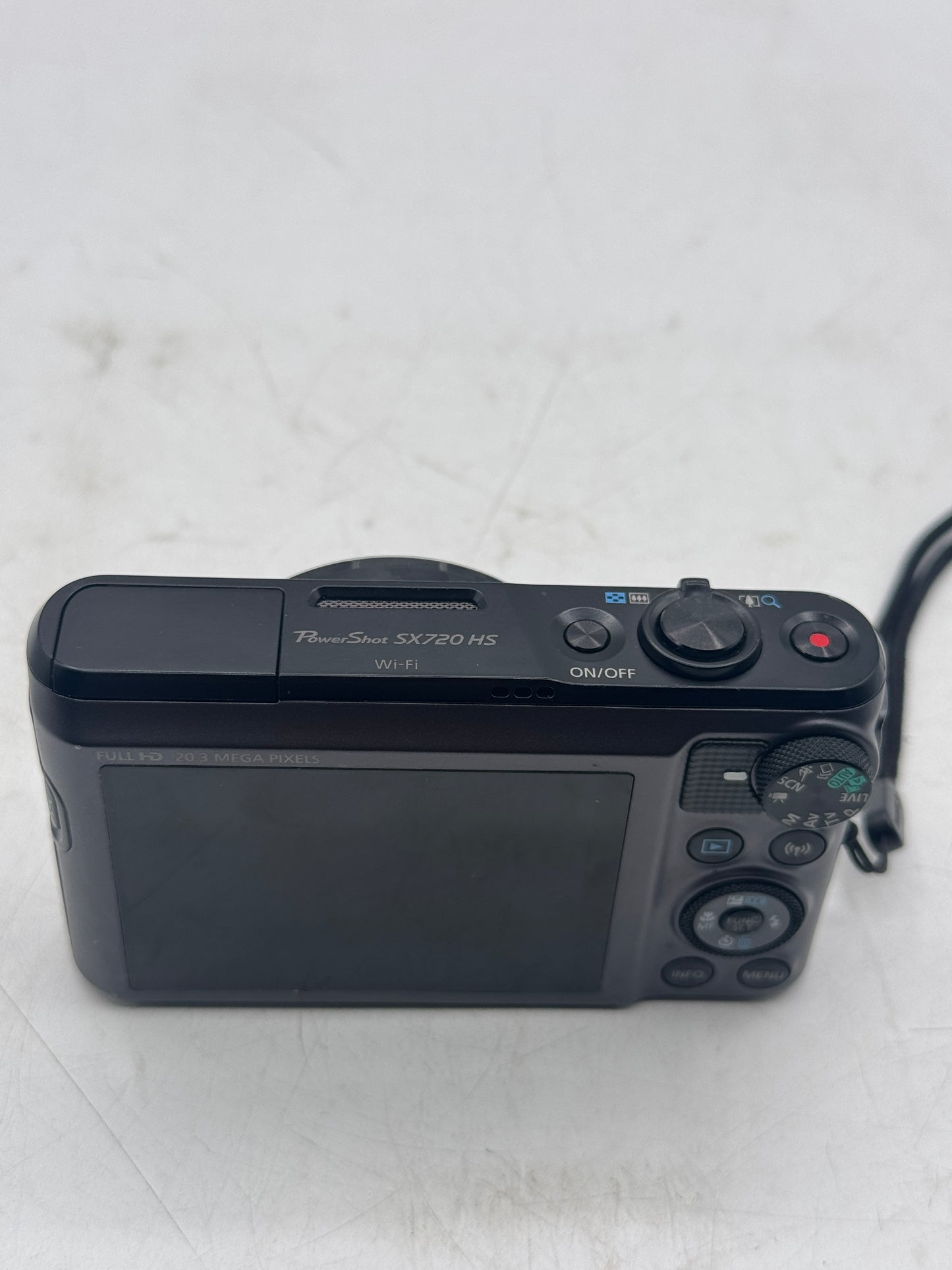 Canon SX720 HS Compact Digital Camera 20.3MP 40x Optical Zoom Wi-Fi Black Tested