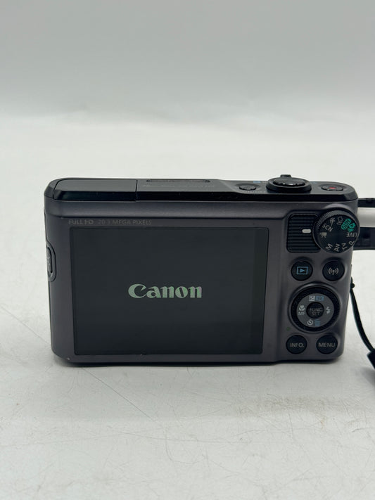 Canon SX720 HS Compact Digital Camera 20.3MP 40x Optical Zoom Wi-Fi Black Tested
