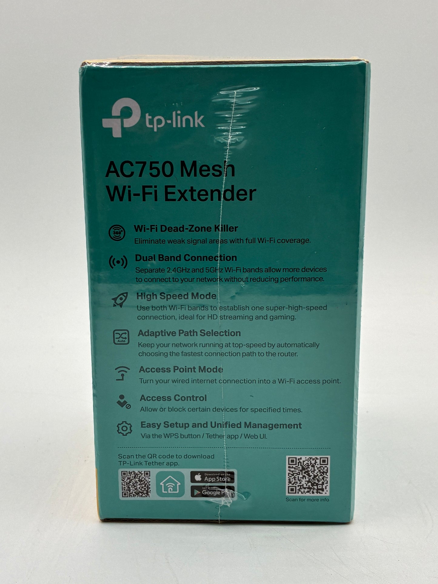 TP Link AC1750 Mesh Wi-Fi Extender White - New In Box