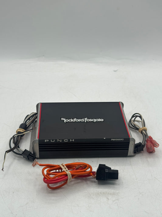 Rockford Fosgate Punch PBR300X2 300W 2-Channel Compact UTV Motorcycle Amplifier