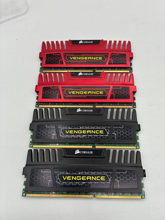 2 SET Corsair Vengeance 8GB (2x4GB) DDR3 1600 Desktop Memory (16GB Total)