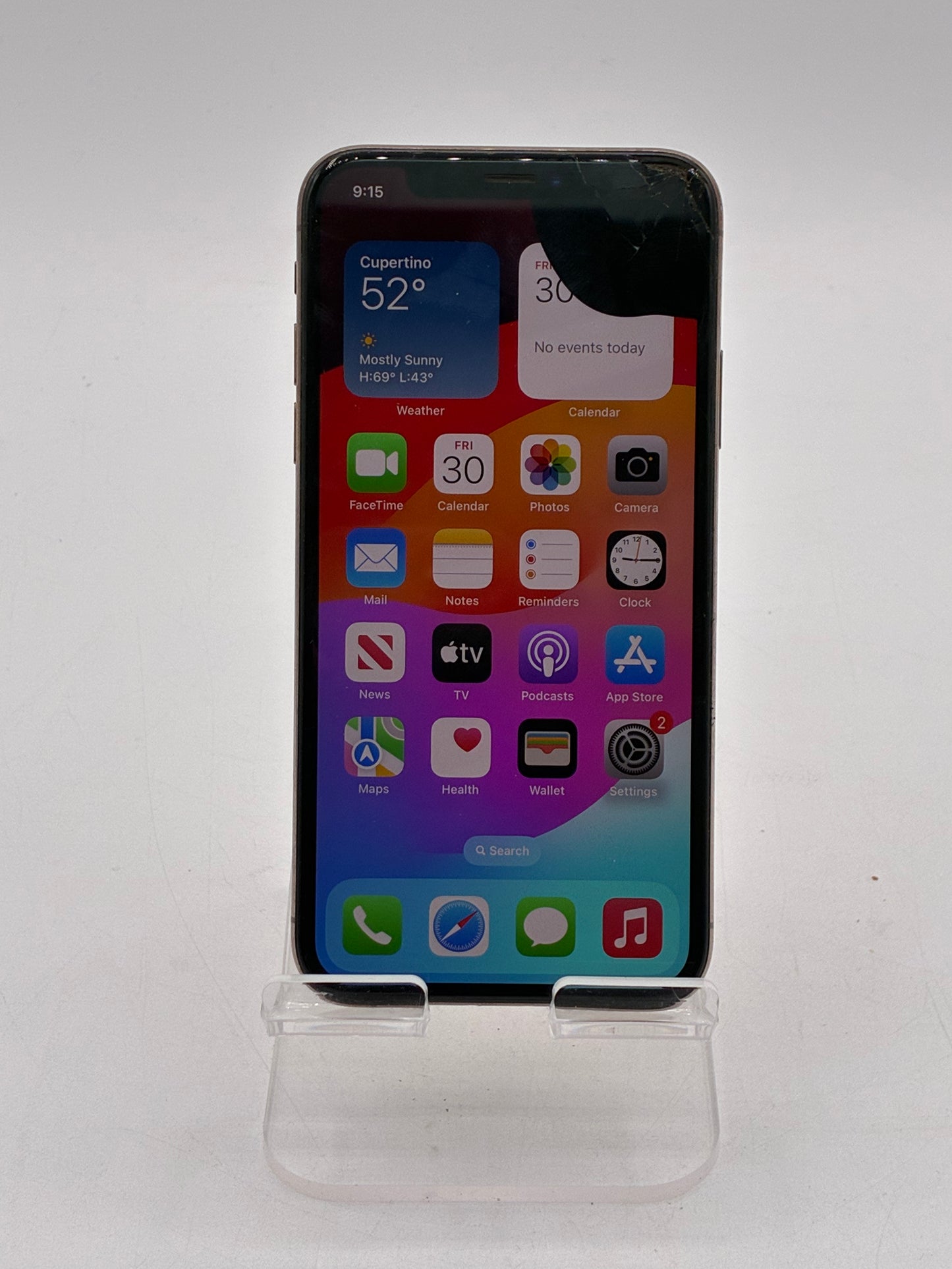 Apple iPhone XS 5.8 Inch 64GB Rose Gold Unlocked Broken