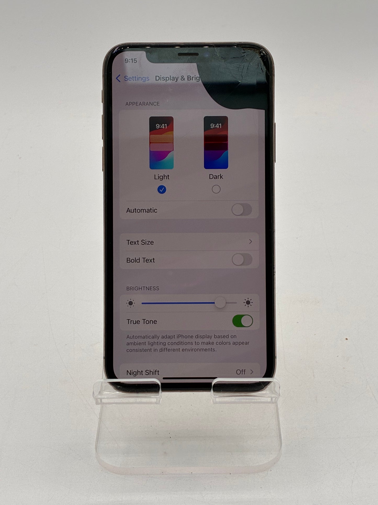 Apple iPhone XS 5.8 Inch 64GB Rose Gold Unlocked Broken