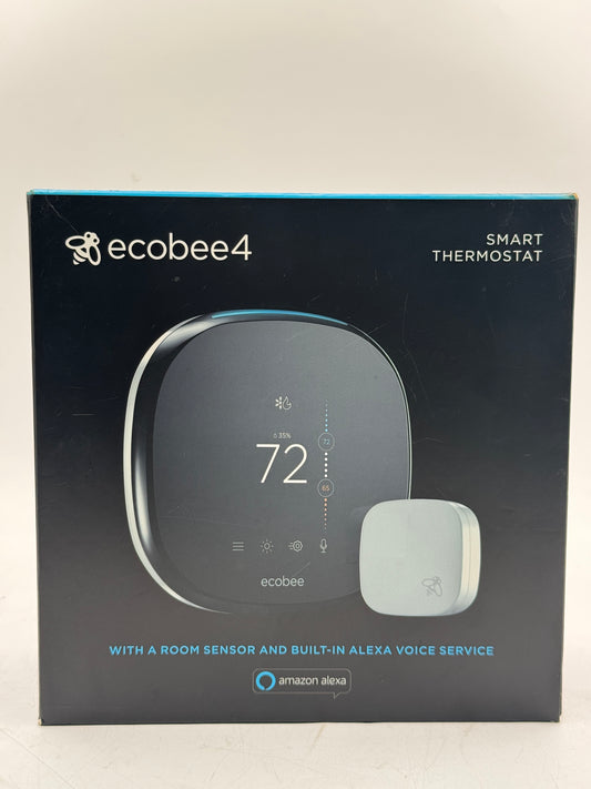 Ecobee 4 Smart Thermostat with Built-in Alexa ECB401 - 755838611873 Free Shipping