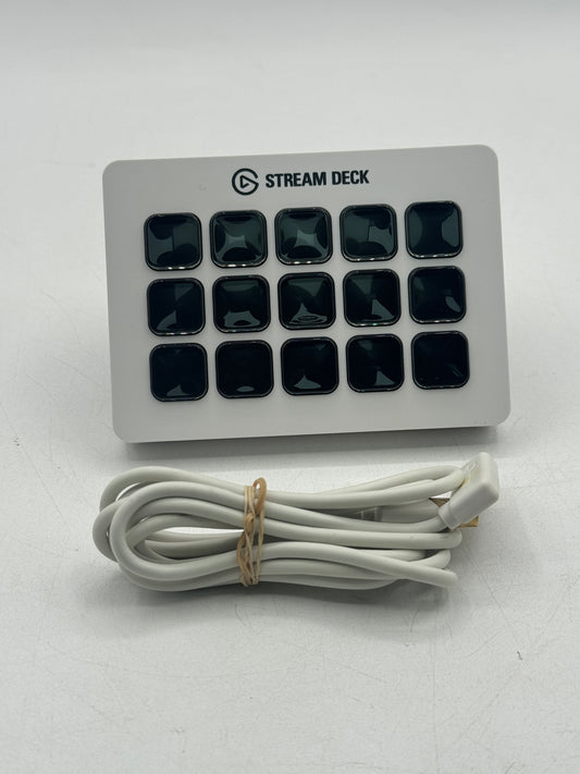 Elgato Stream Deck MK.2 15-Key Controller 20GBA9901 USB-C White Free Shipping