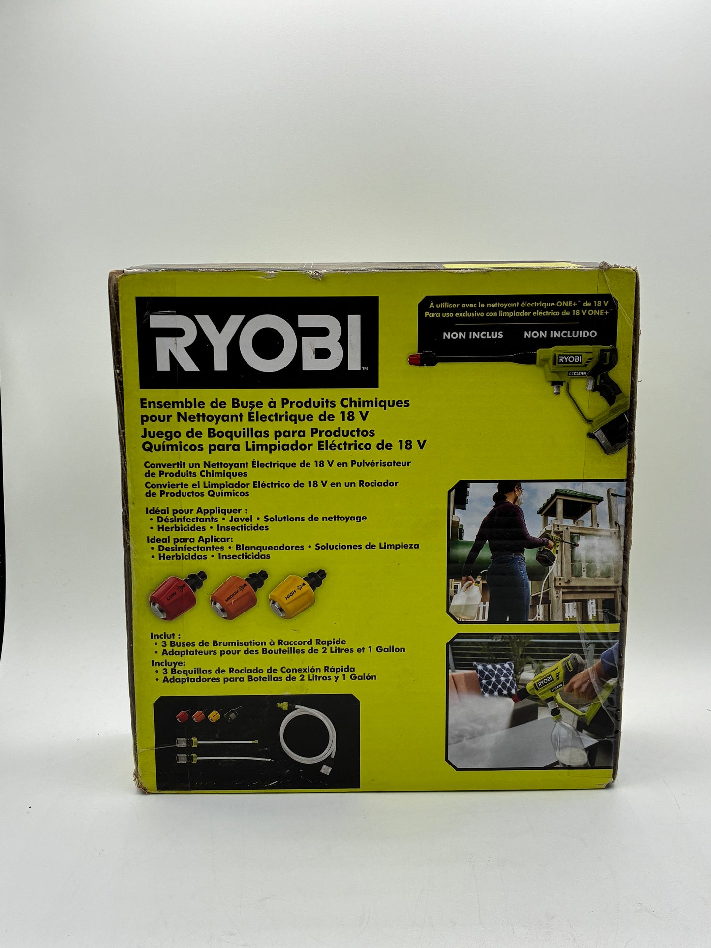 Ryobi EZClean Power Cleaner Chemical Nozzle Kit RY31MNK01 Free Shipping