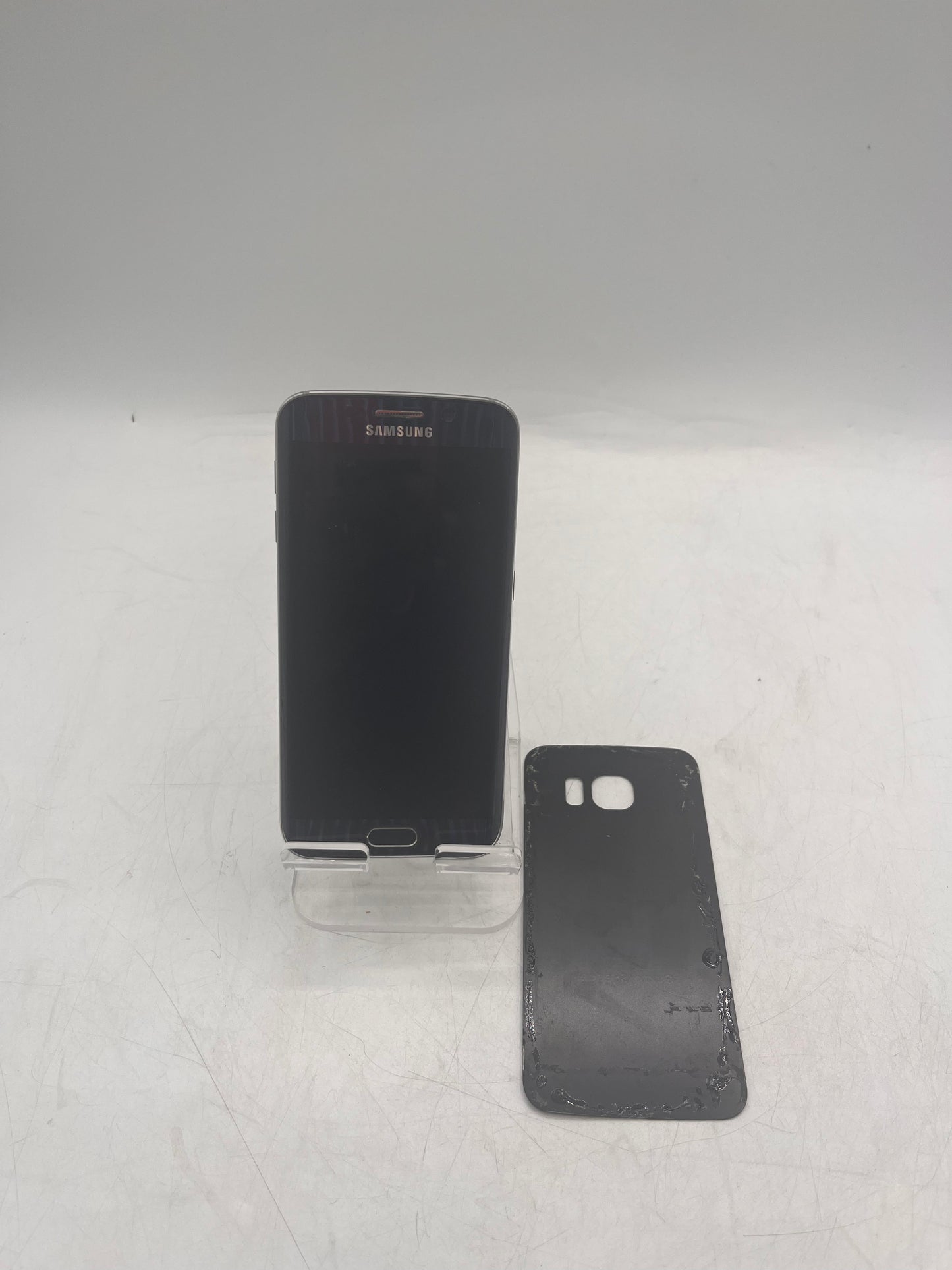 Samsung Galaxy S6 Edge 32GB Black Unlocked Broken Cell Phone BAD BATT